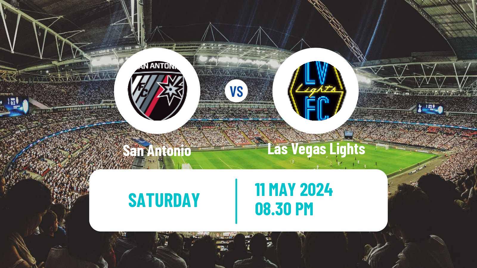 Soccer USL Championship San Antonio - Las Vegas Lights