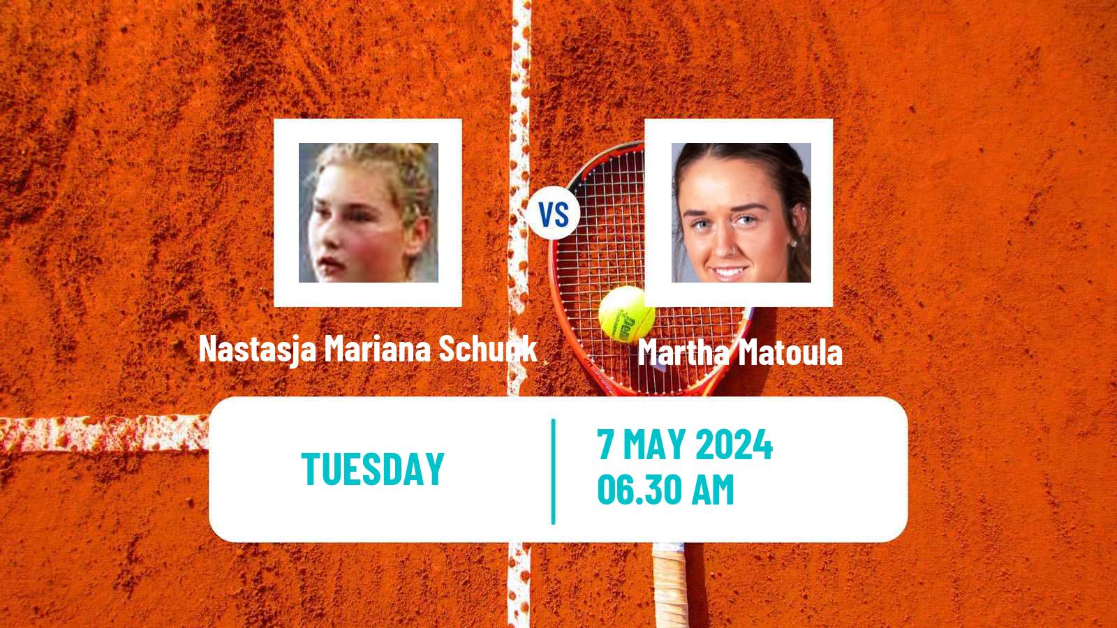Tennis ITF W35 Bastad Women Nastasja Mariana Schunk - Martha Matoula
