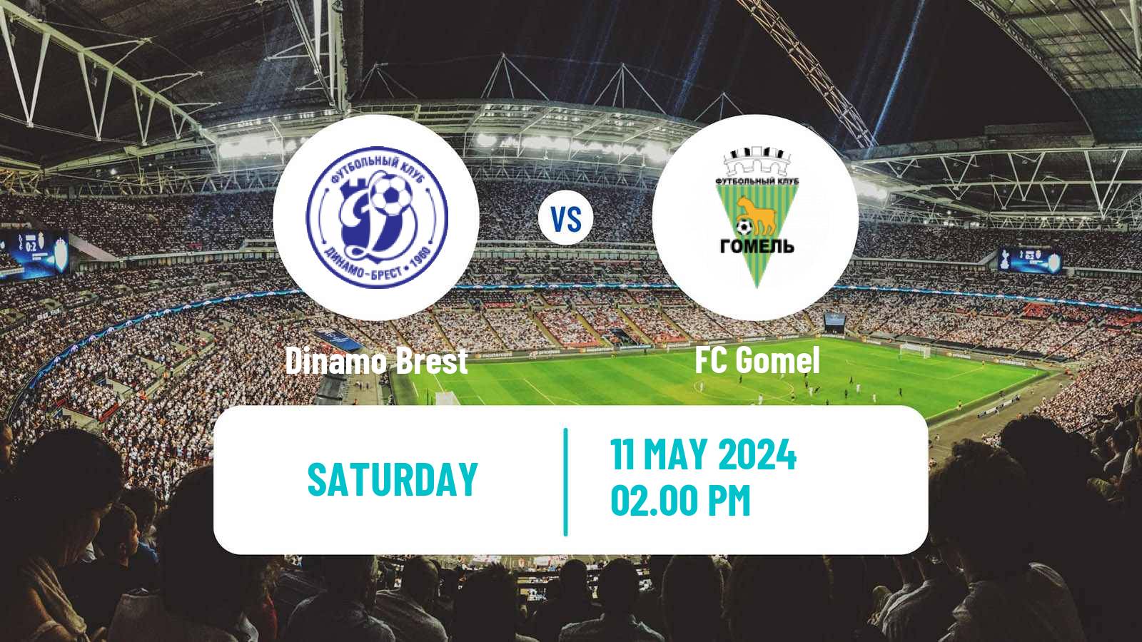 Soccer Belarusian Vysshaya Liga Dinamo Brest - Gomel