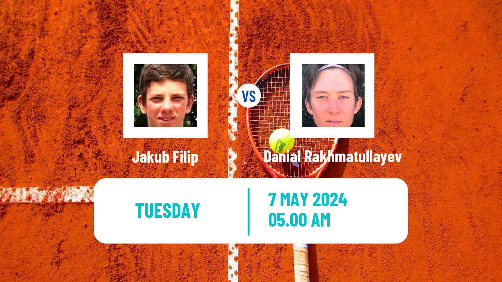 Tennis ITF M15 Antalya 14 Men Jakub Filip - Danial Rakhmatullayev