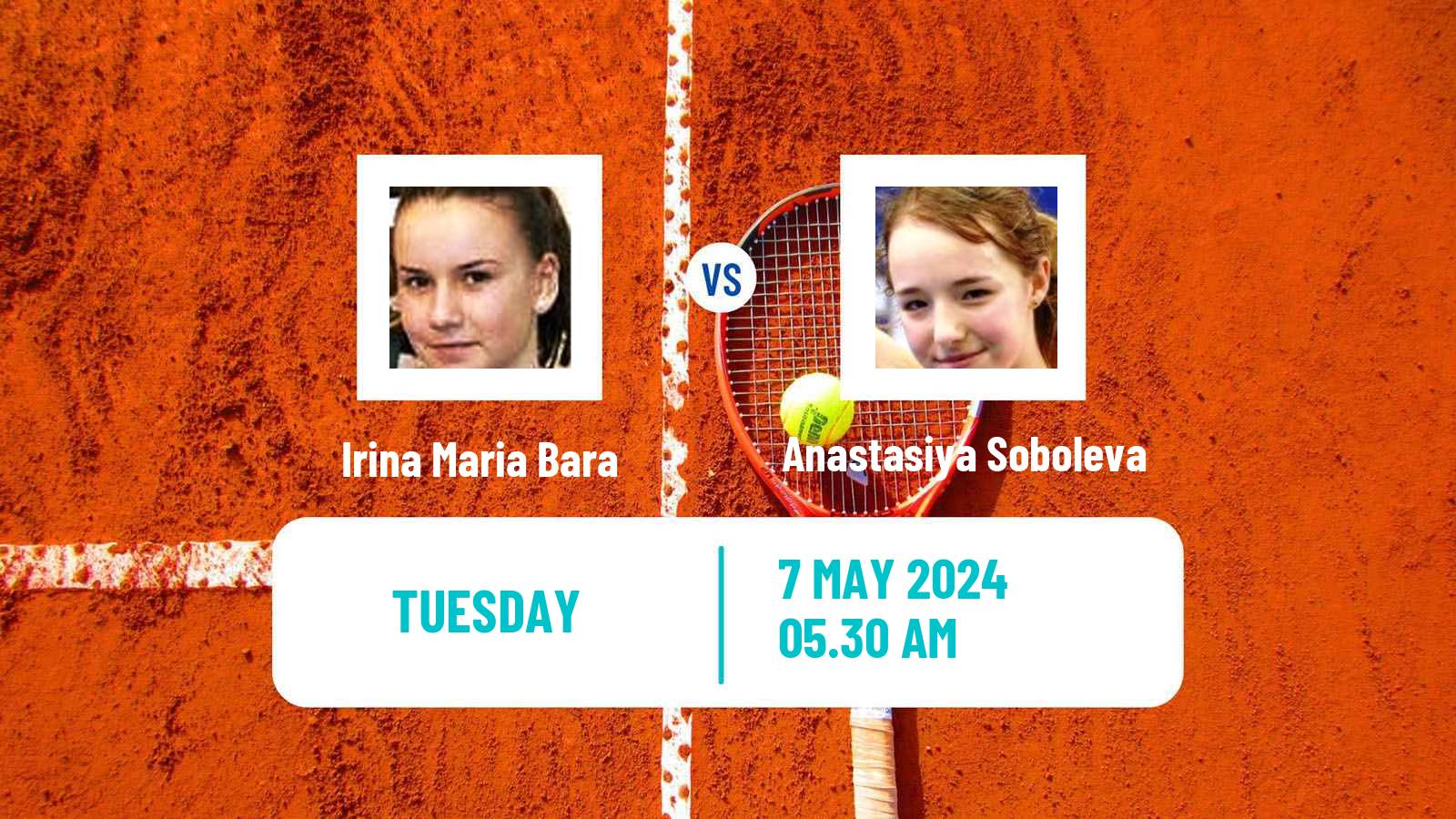 Tennis ITF W75 Trnava 2 Women Irina Maria Bara - Anastasiya Soboleva