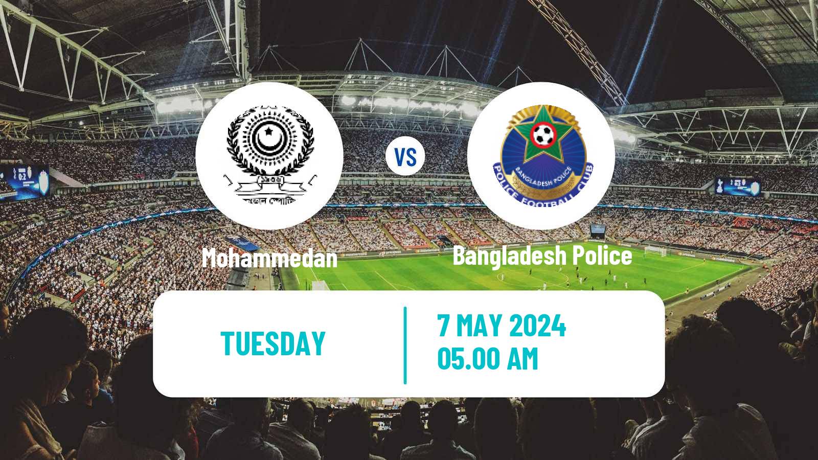 Soccer Bangladesh Federation Cup Mohammedan - Bangladesh Police