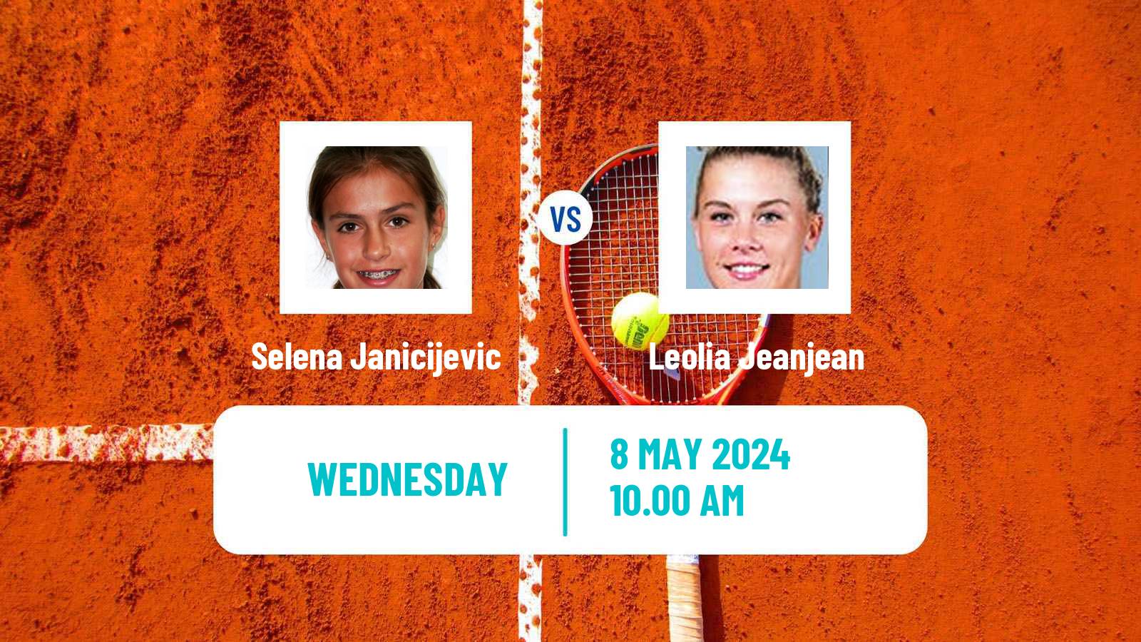 Tennis ITF W75 H Saint Gaudens Women Selena Janicijevic - Leolia Jeanjean