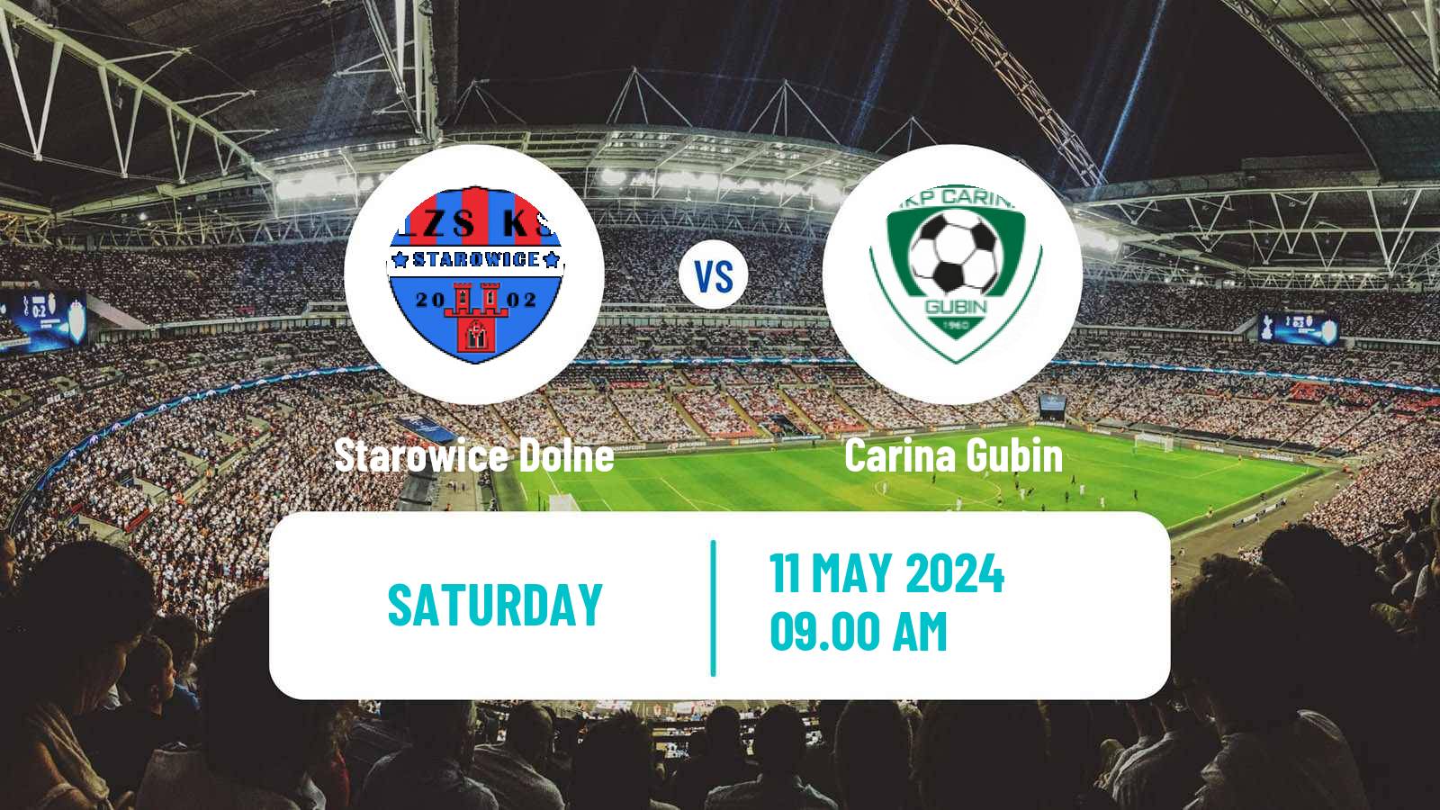 Soccer Polish Division 3 - Group III Starowice Dolne - Carina Gubin