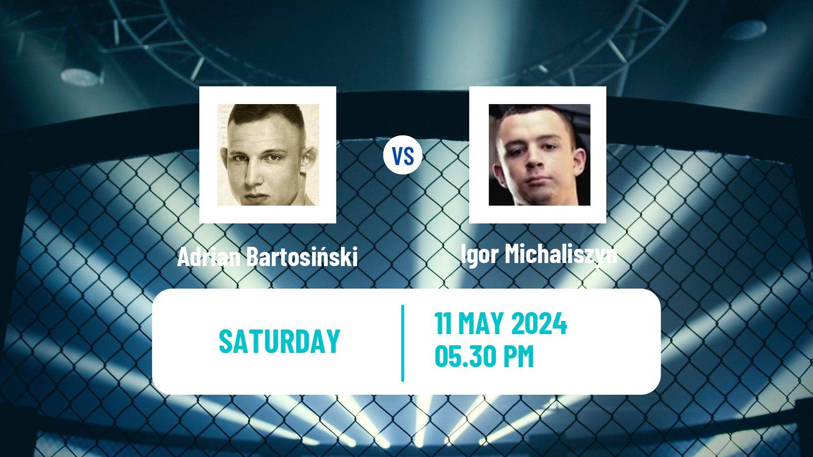 MMA Welterweight Ksw Men Adrian Bartosiński - Igor Michaliszyn
