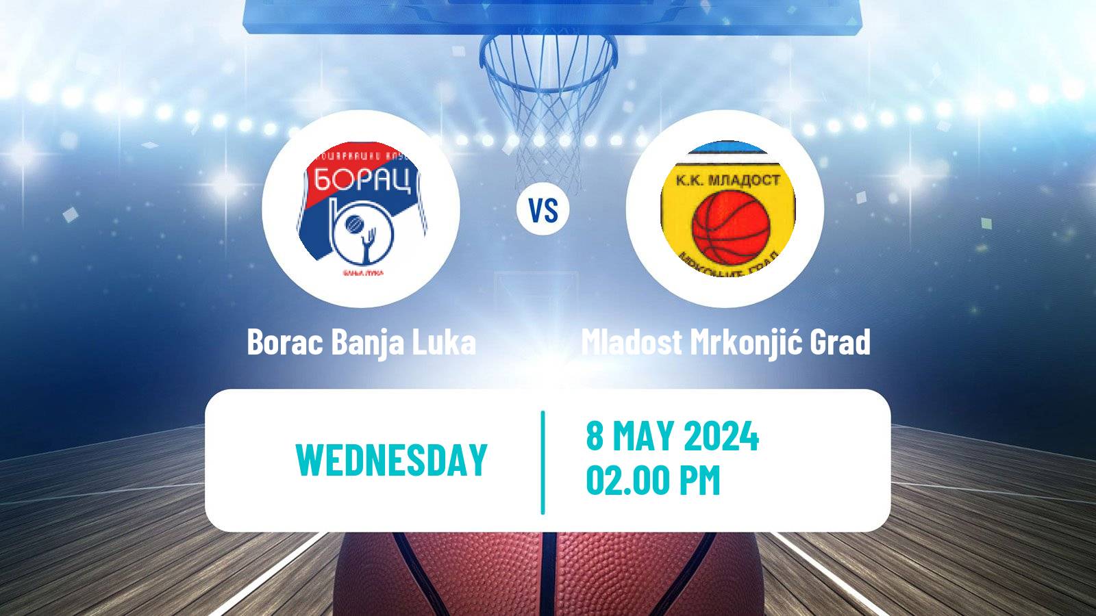 Basketball Bosnian Prvenstvo Basketball Borac Banja Luka - Mladost Mrkonjić Grad