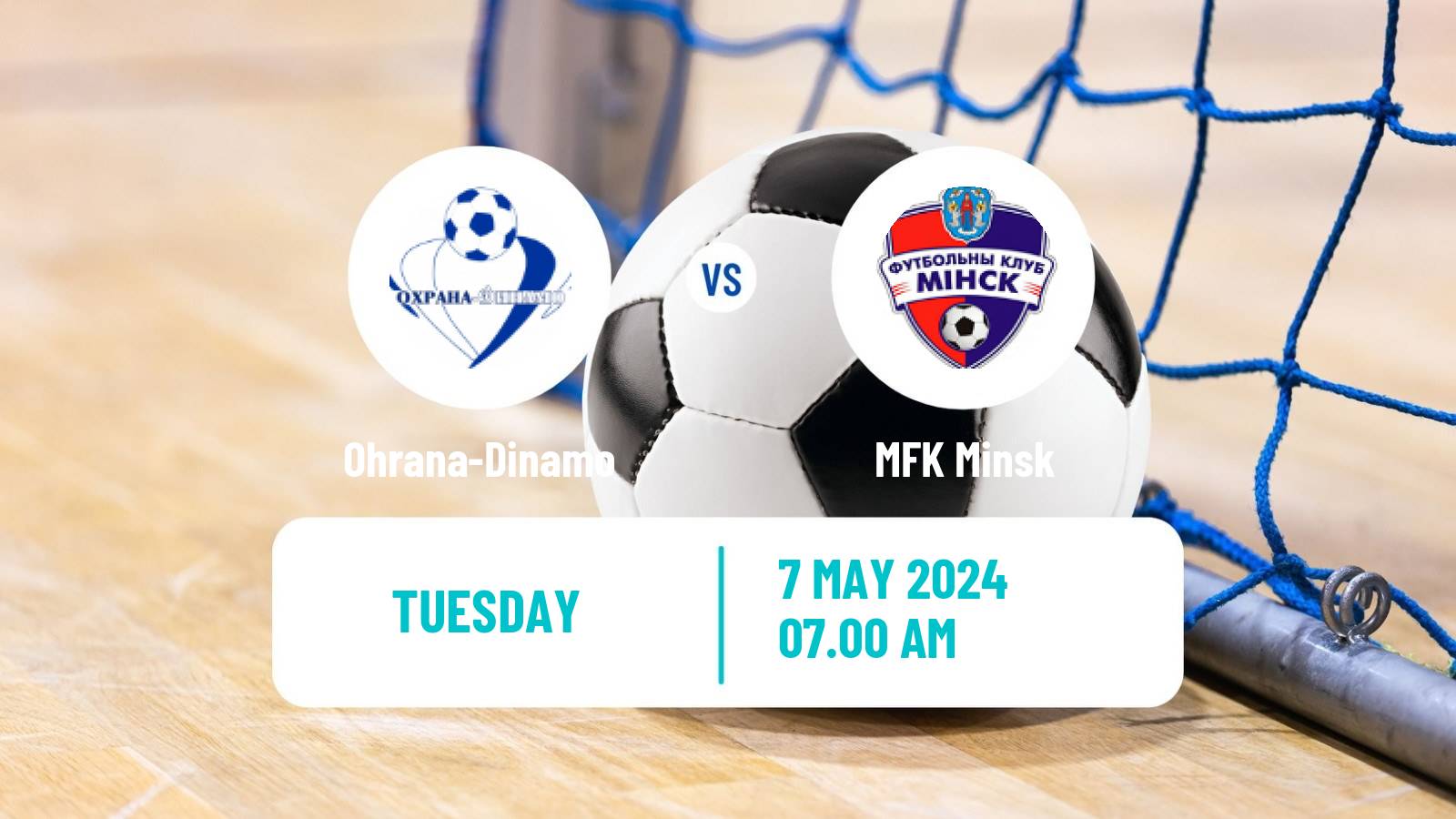 Futsal Belarusian Premier League Futsal Ohrana-Dinamo - MFK Minsk