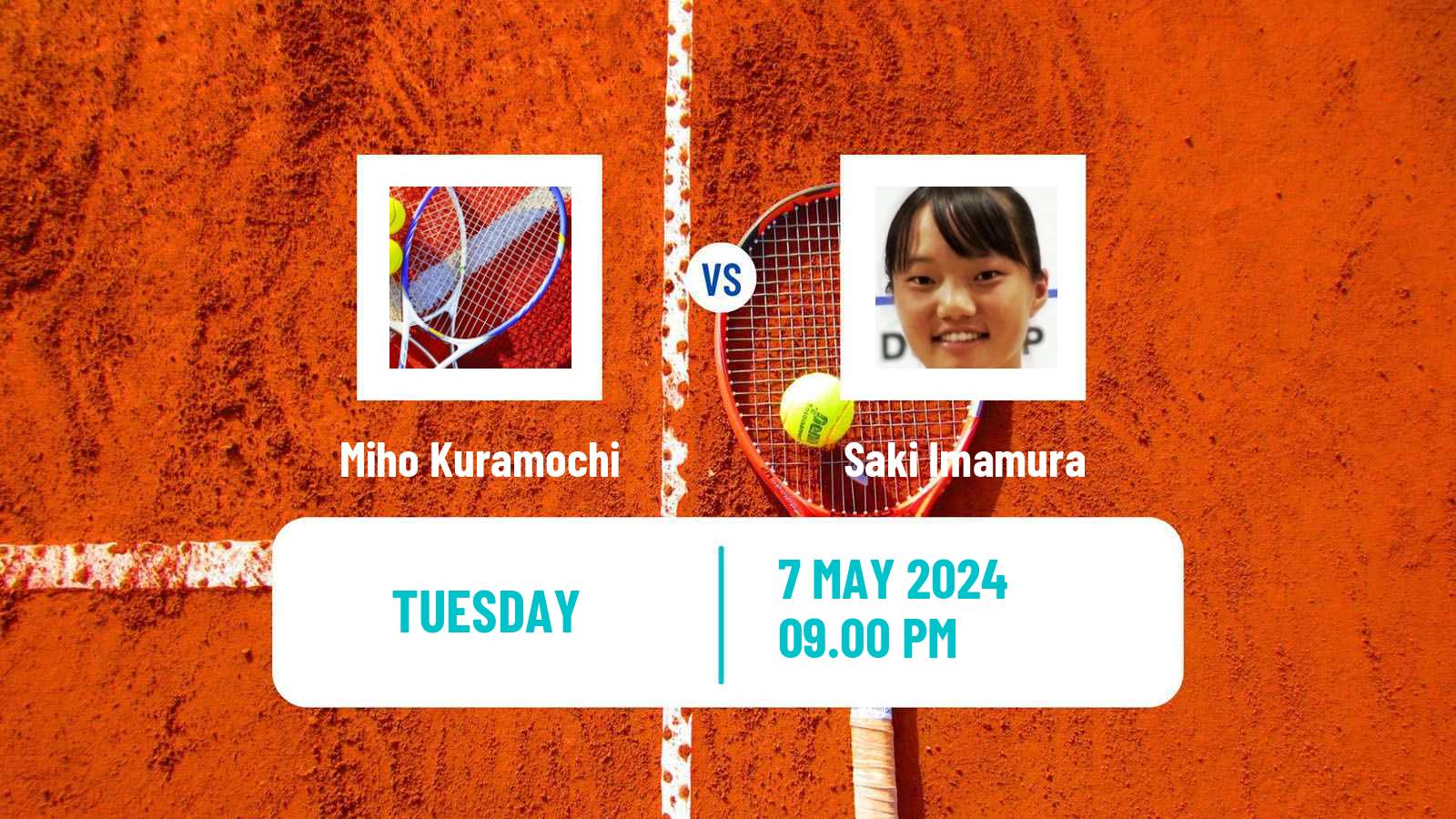 Tennis ITF W75 Fukuoka Women Miho Kuramochi - Saki Imamura