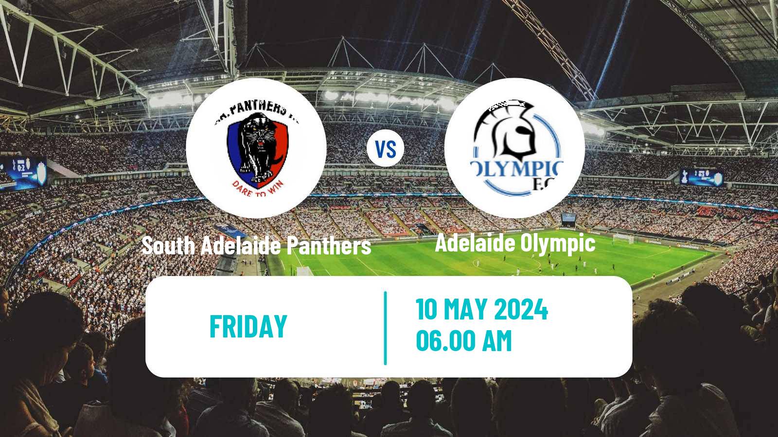 Soccer Australian NPL South Australian South Adelaide Panthers - Adelaide Olympic