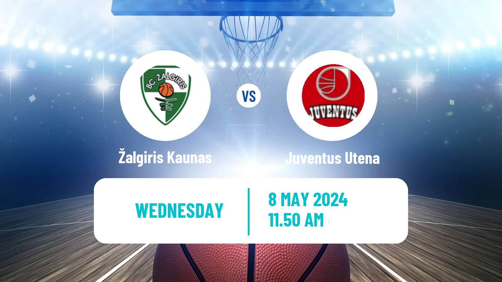 Basketball Lietuvos Krepsinio Lyga Žalgiris Kaunas - Juventus Utena