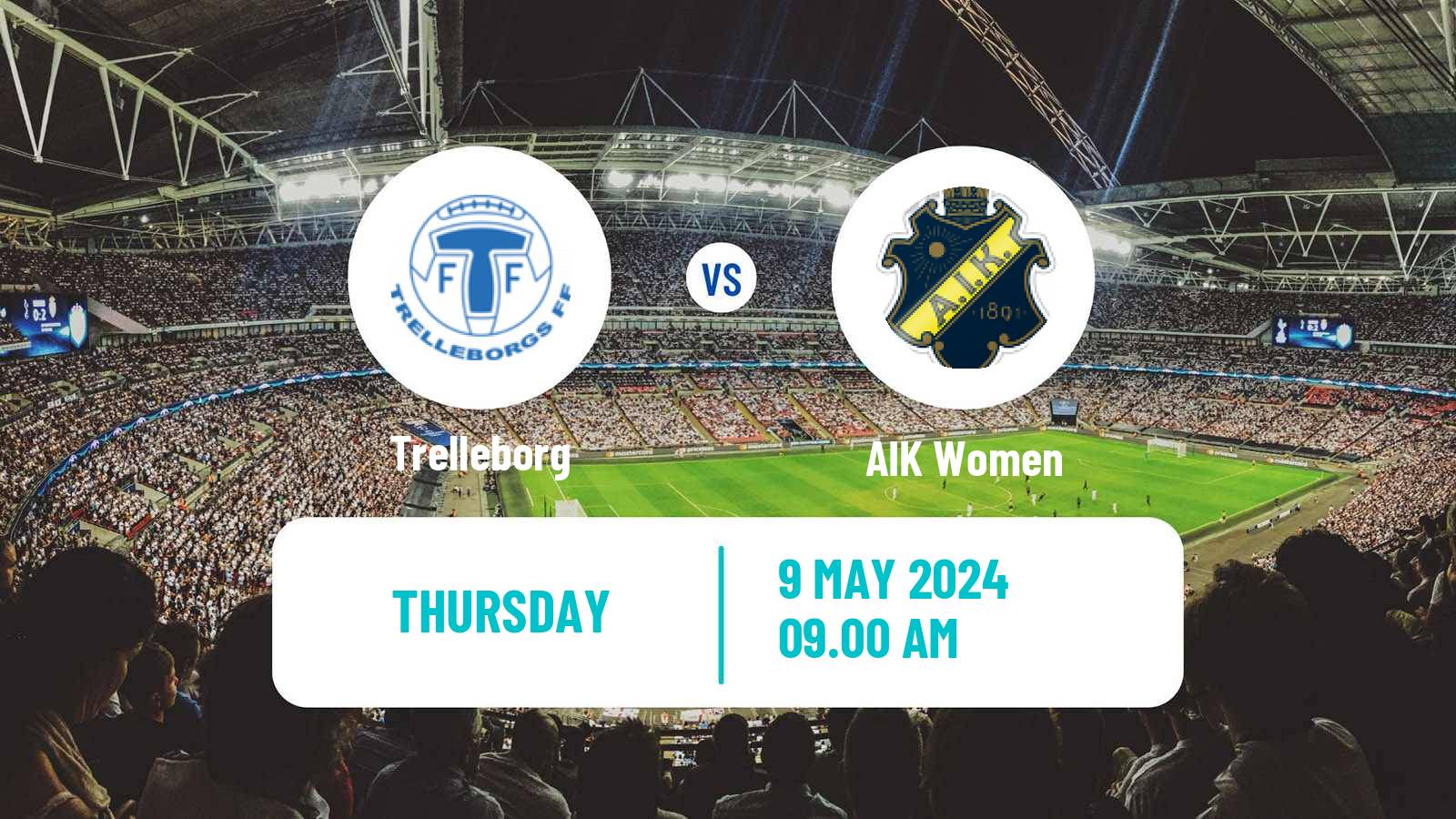 Soccer Swedish Allsvenskan Women Trelleborg - AIK