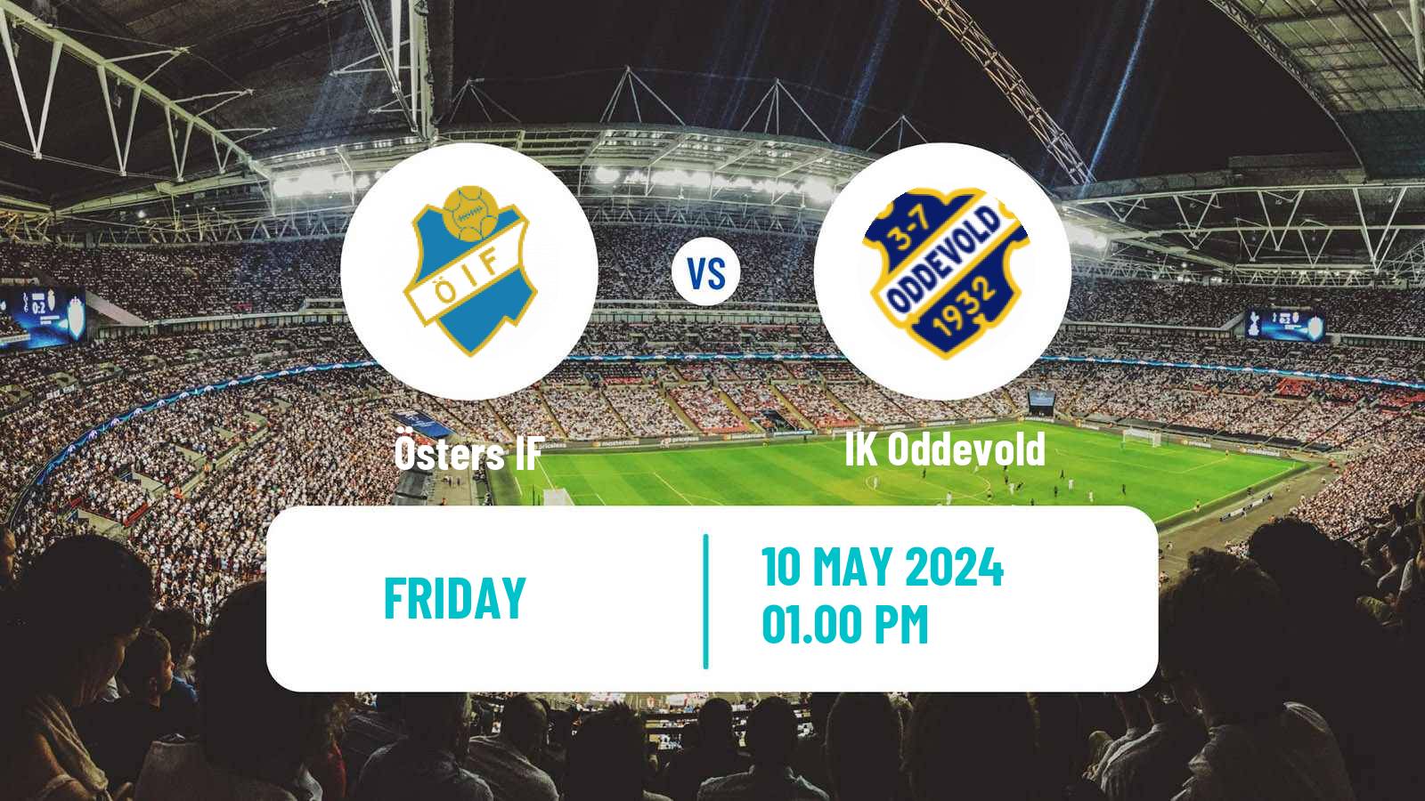 Soccer Swedish Superettan Öster - Oddevold