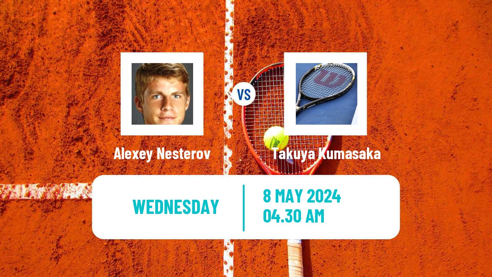 Tennis ITF M15 Monastir 19 Men Alexey Nesterov - Takuya Kumasaka