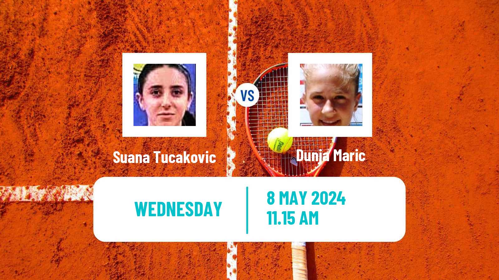 Tennis ITF W15 Kursumlijska Banja 4 Women Suana Tucakovic - Dunja Maric