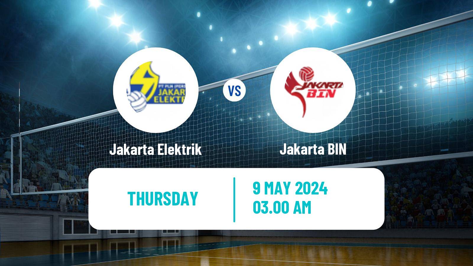 Volleyball Indonesian Proliga Volleyball Women Jakarta Elektrik - Jakarta BIN