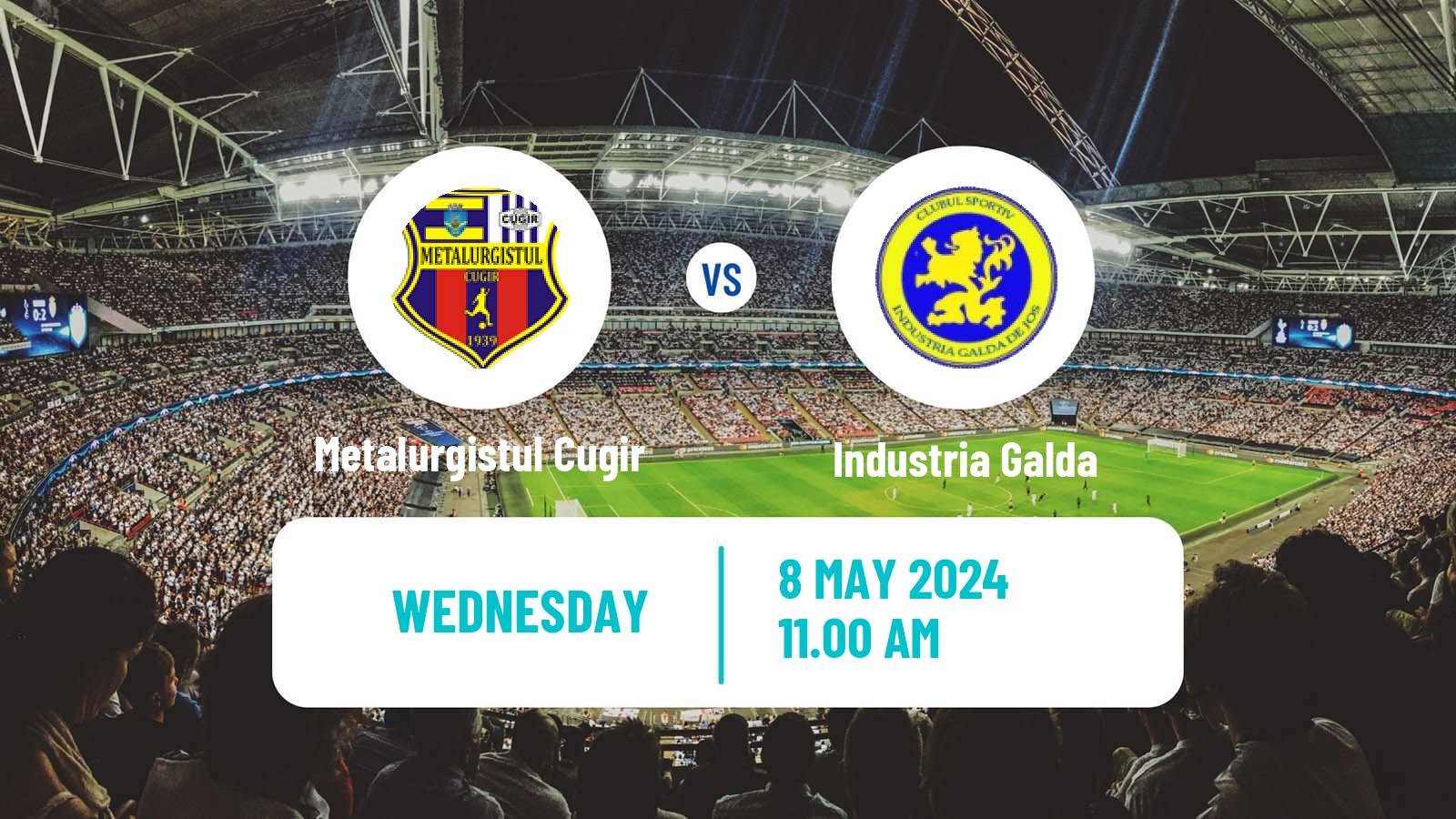 Soccer Romanian Liga 3 - Seria 9 Metalurgistul Cugir - Industria Galda