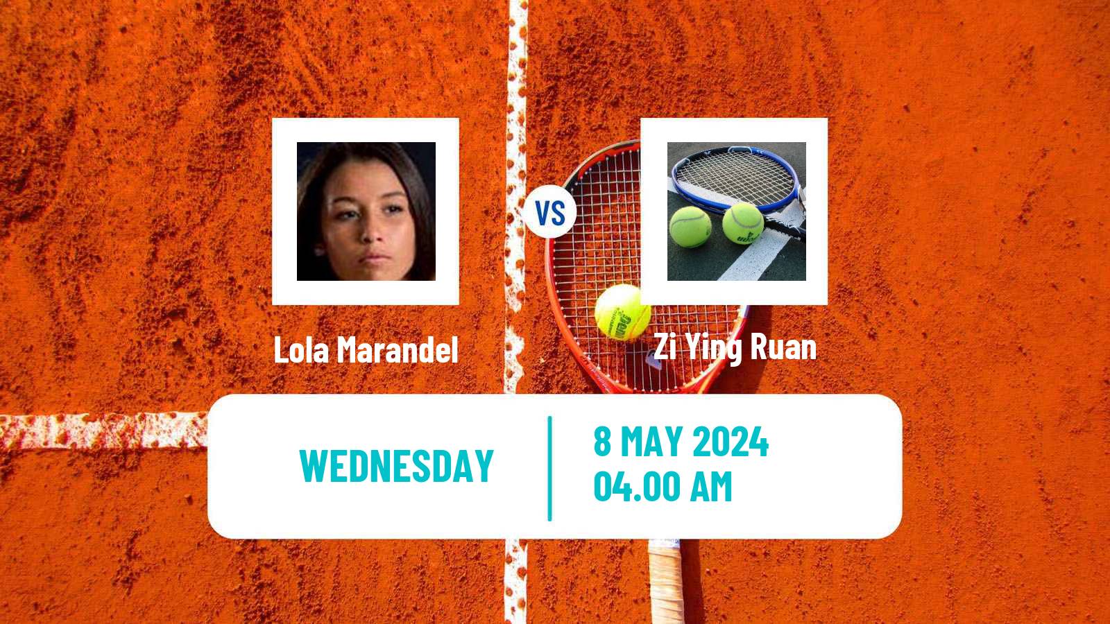 Tennis ITF W15 Antalya 13 Women Lola Marandel - Zi Ying Ruan