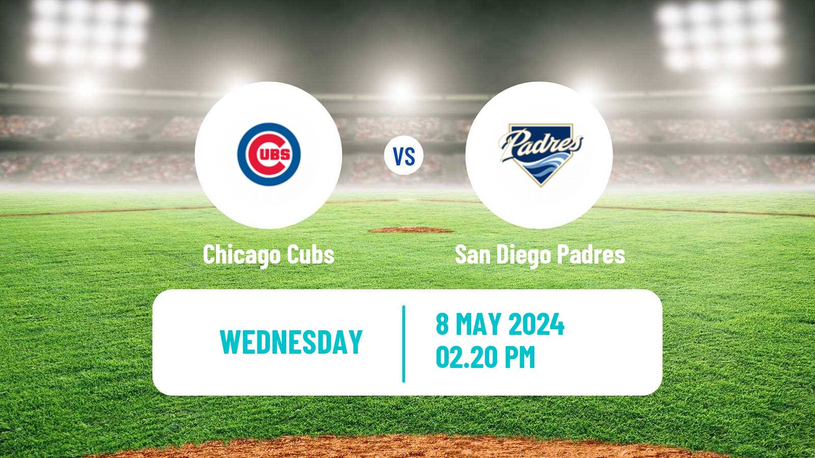 Baseball MLB Chicago Cubs - San Diego Padres