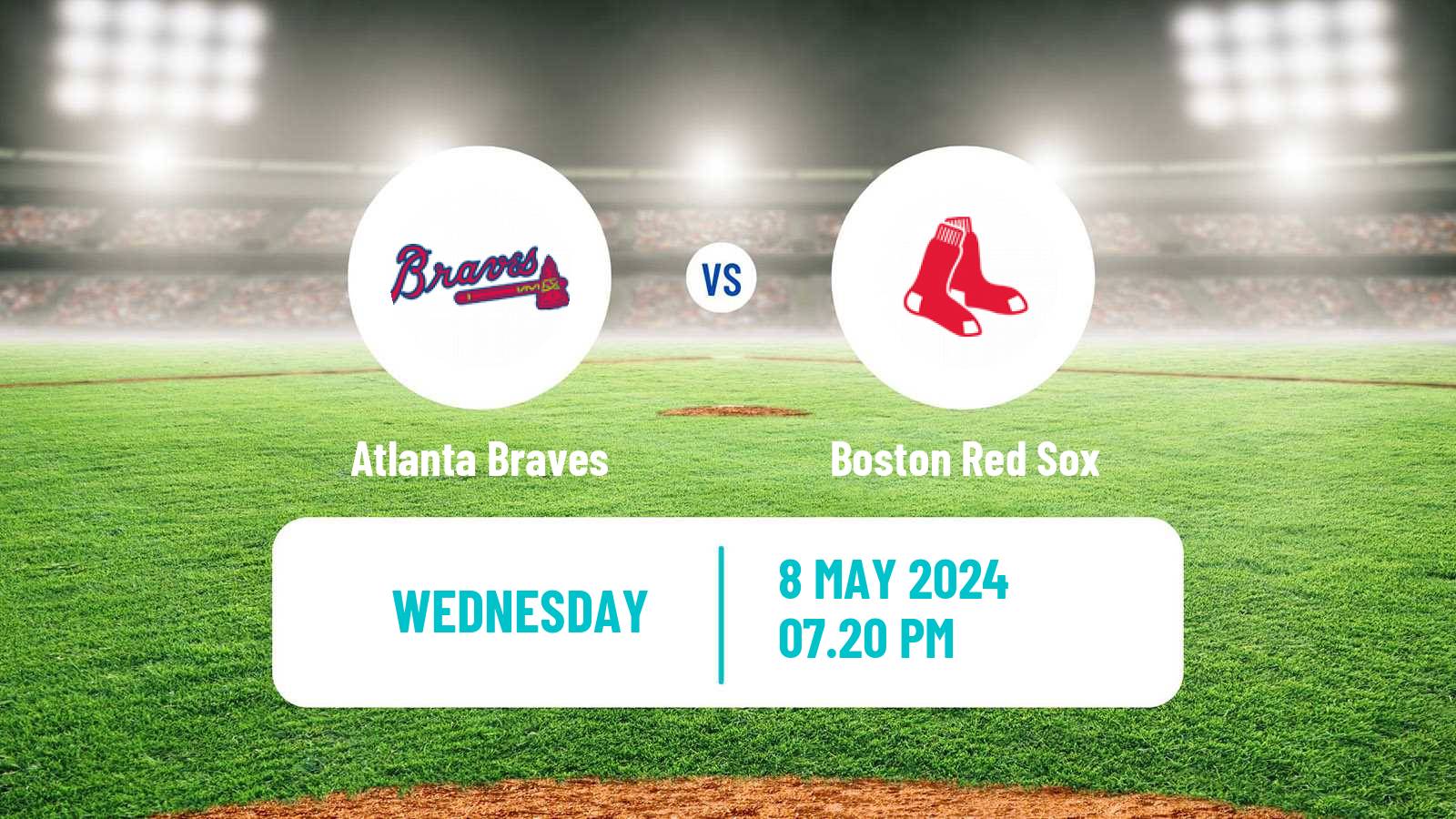 Baseball MLB Atlanta Braves - Boston Red Sox