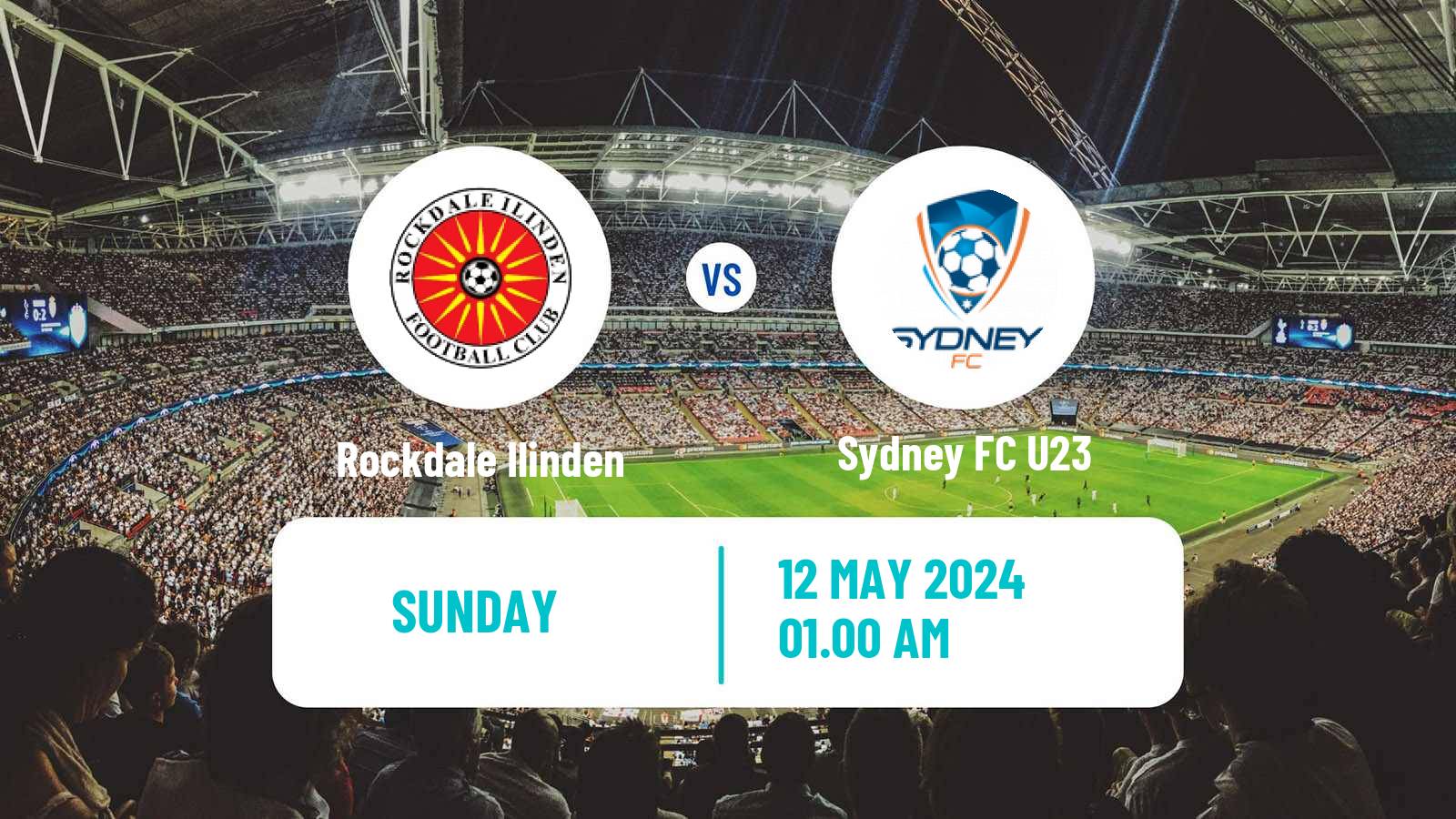 Soccer Australian NPL NSW Rockdale Ilinden - Sydney FC U23