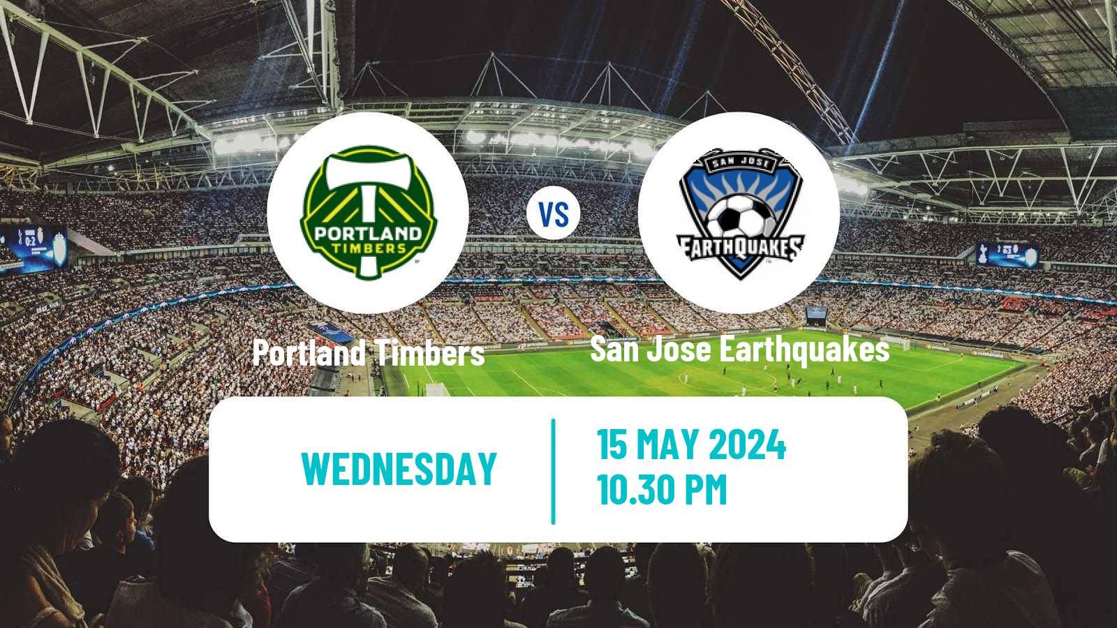 Soccer MLS Portland Timbers - San Jose Earthquakes