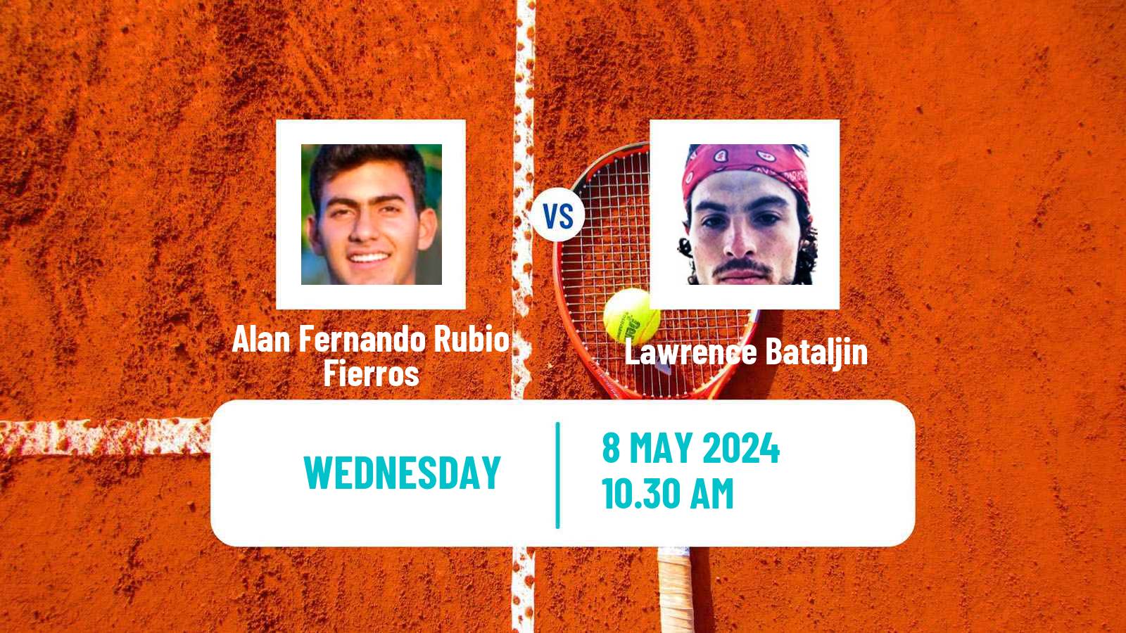 Tennis ITF M15 Villahermosa Men Alan Fernando Rubio Fierros - Lawrence Bataljin