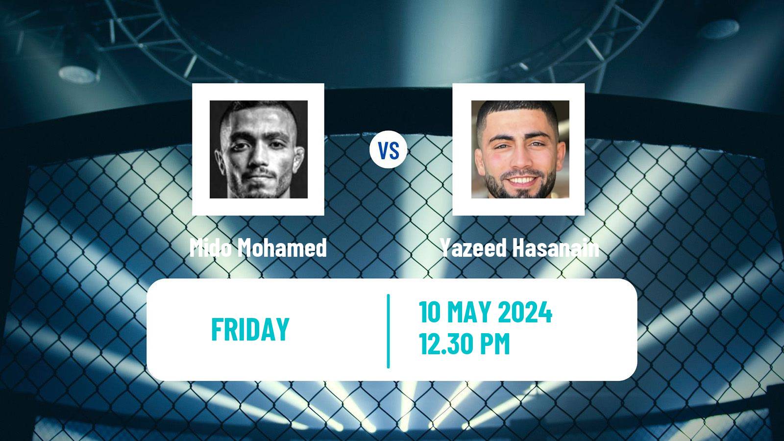 MMA Featherweight Pfl Men Mido Mohamed - Yazeed Hasanain