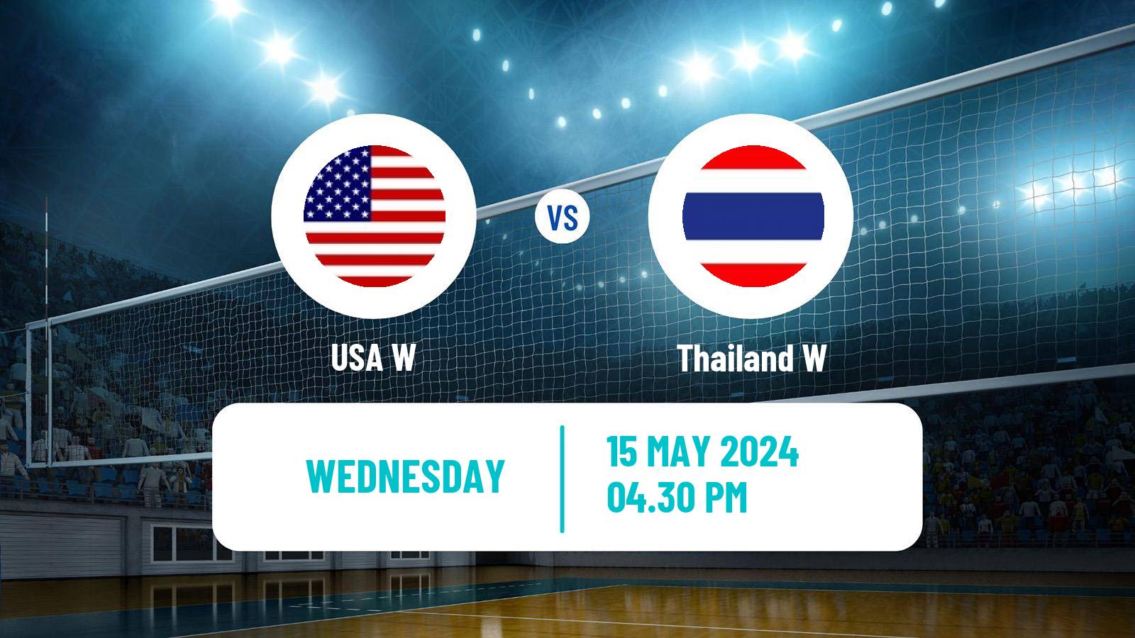 Volleyball Nations League Volleyball Women USA W - Thailand W
