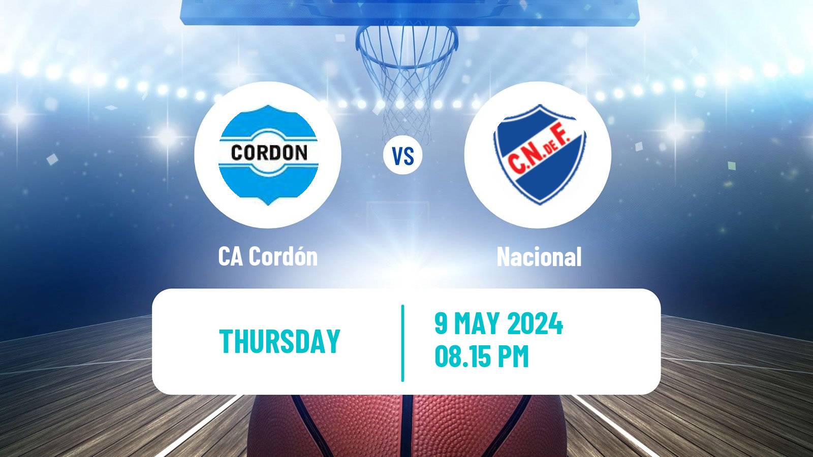 Basketball Uruguayan Liga Basketball Cordón - Nacional