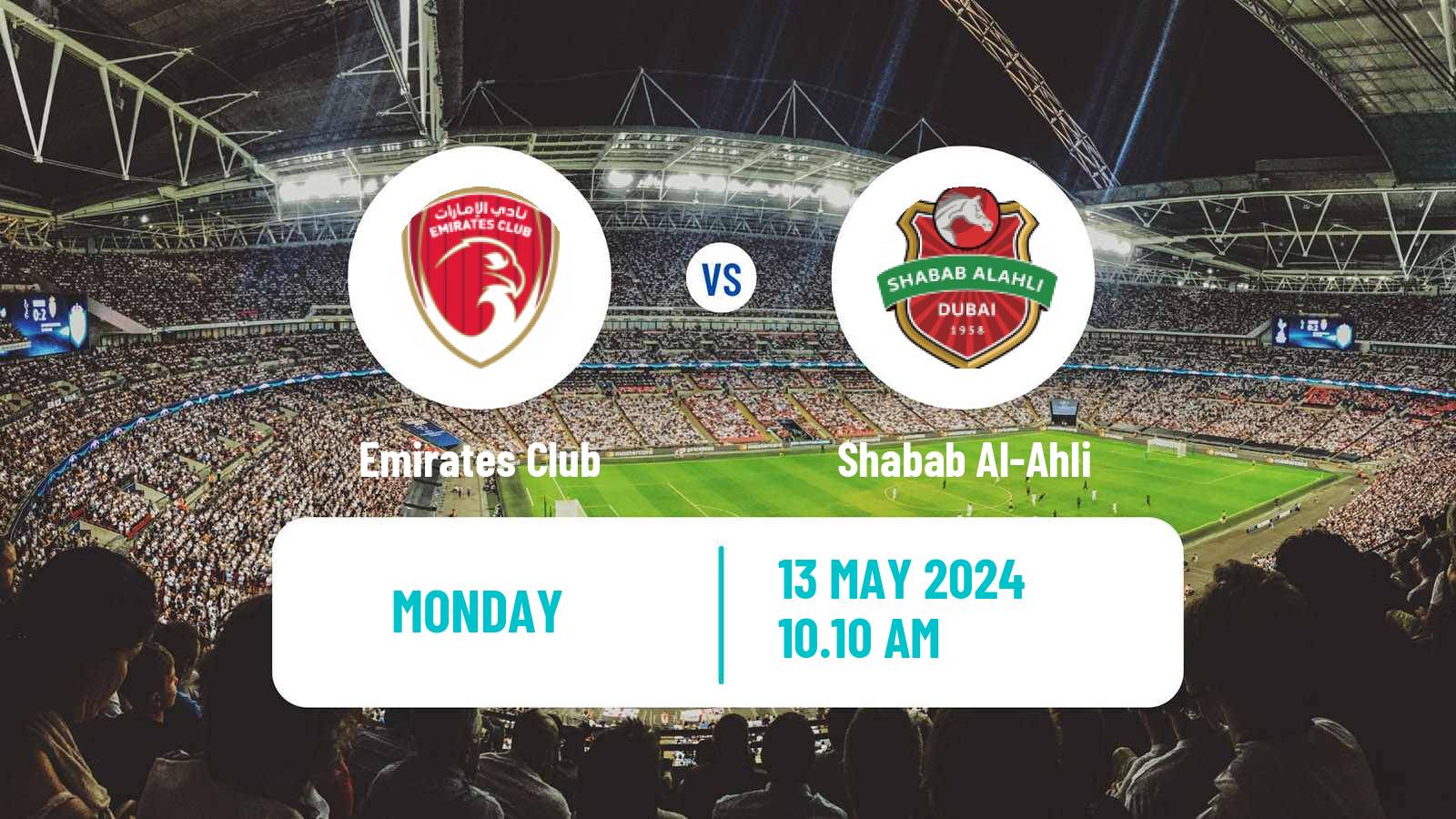 Soccer UAE Football League Emirates Club - Shabab Al-Ahli