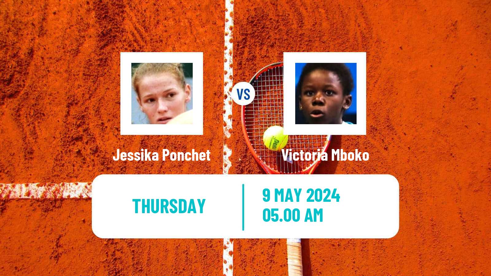 Tennis ITF W75 H Saint Gaudens Women Jessika Ponchet - Victoria Mboko