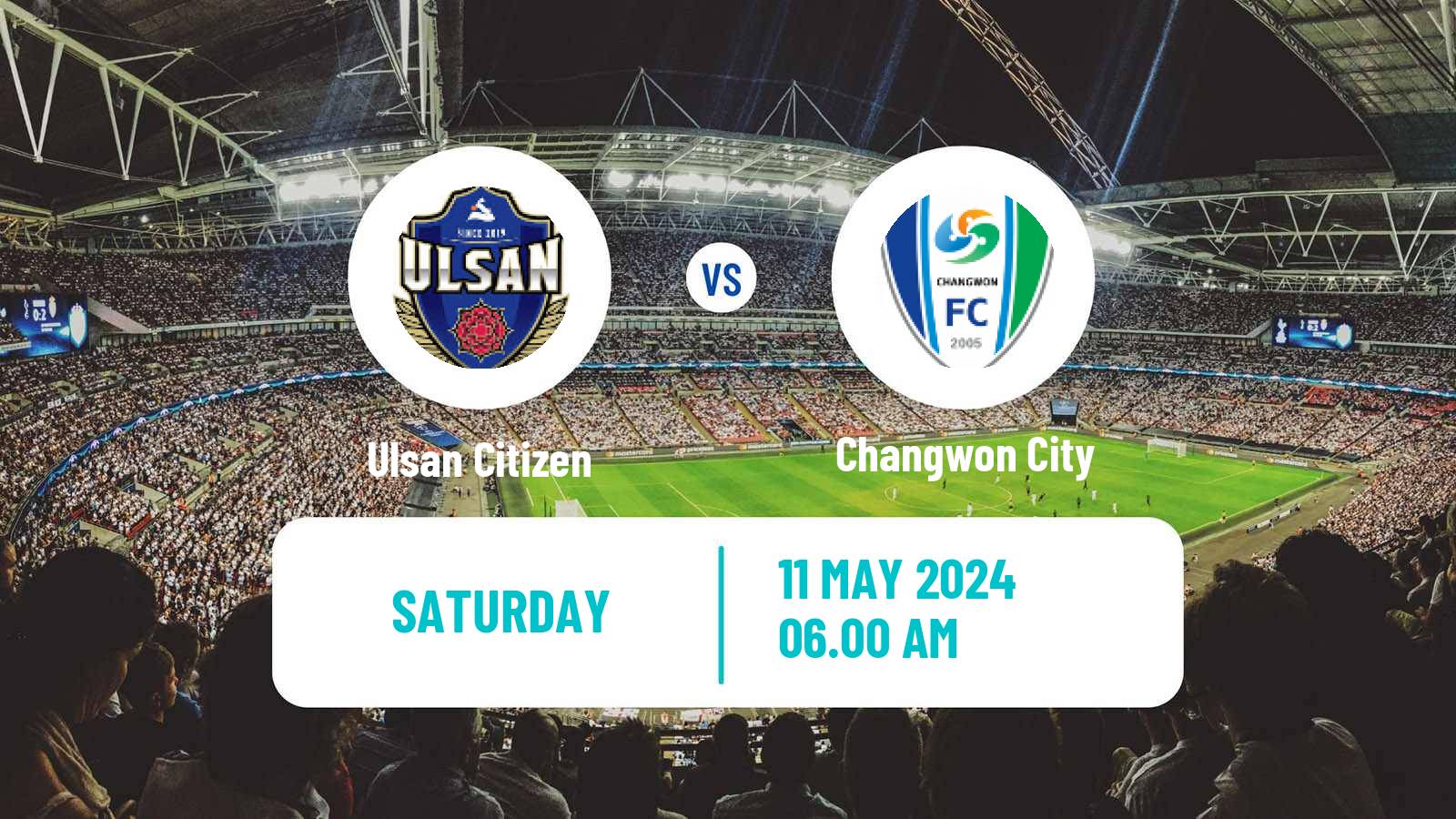 Soccer South Korean K3 League Ulsan Citizen - Changwon City