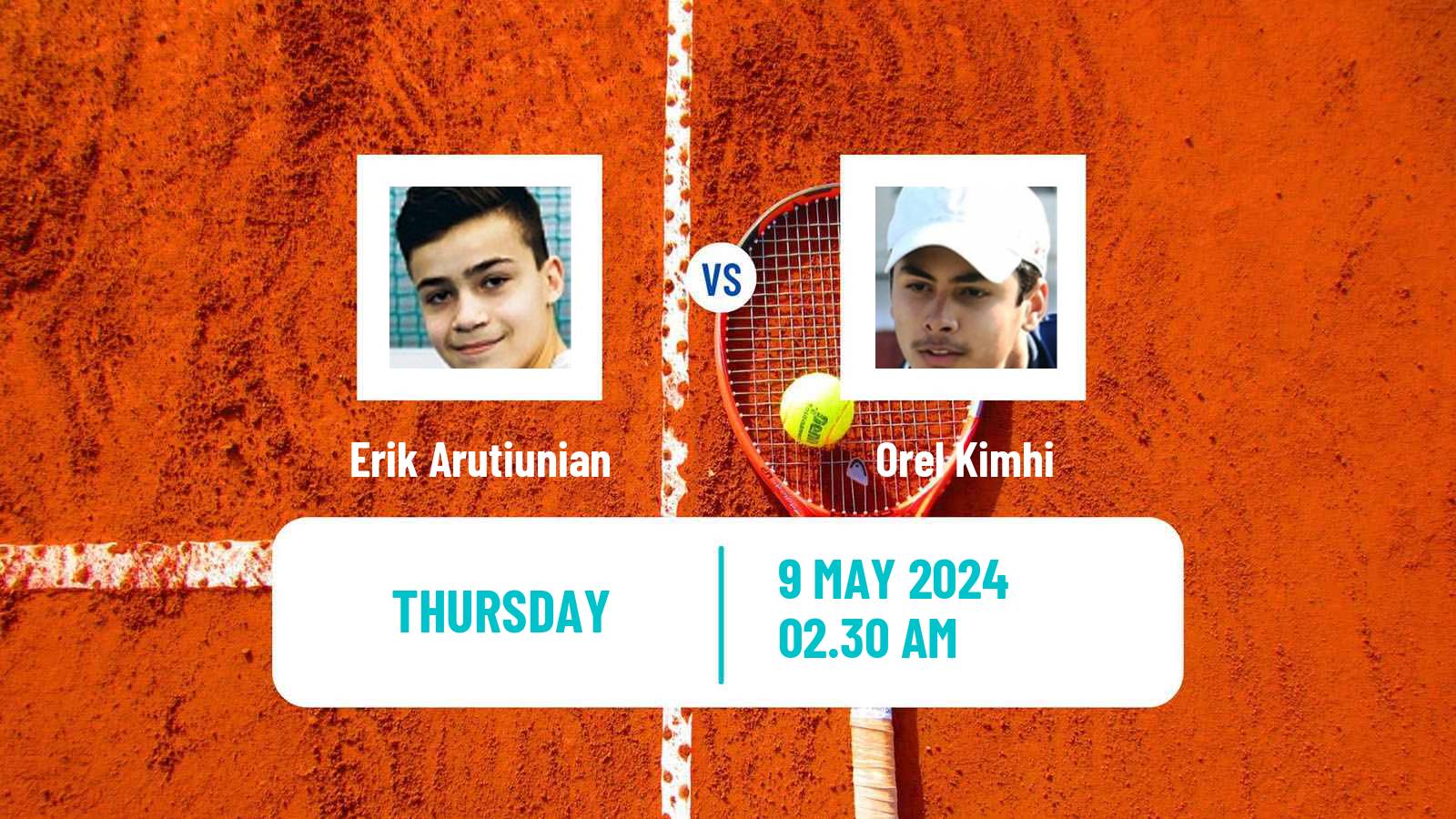 Tennis ITF M15 Tbilisi Men Erik Arutiunian - Orel Kimhi