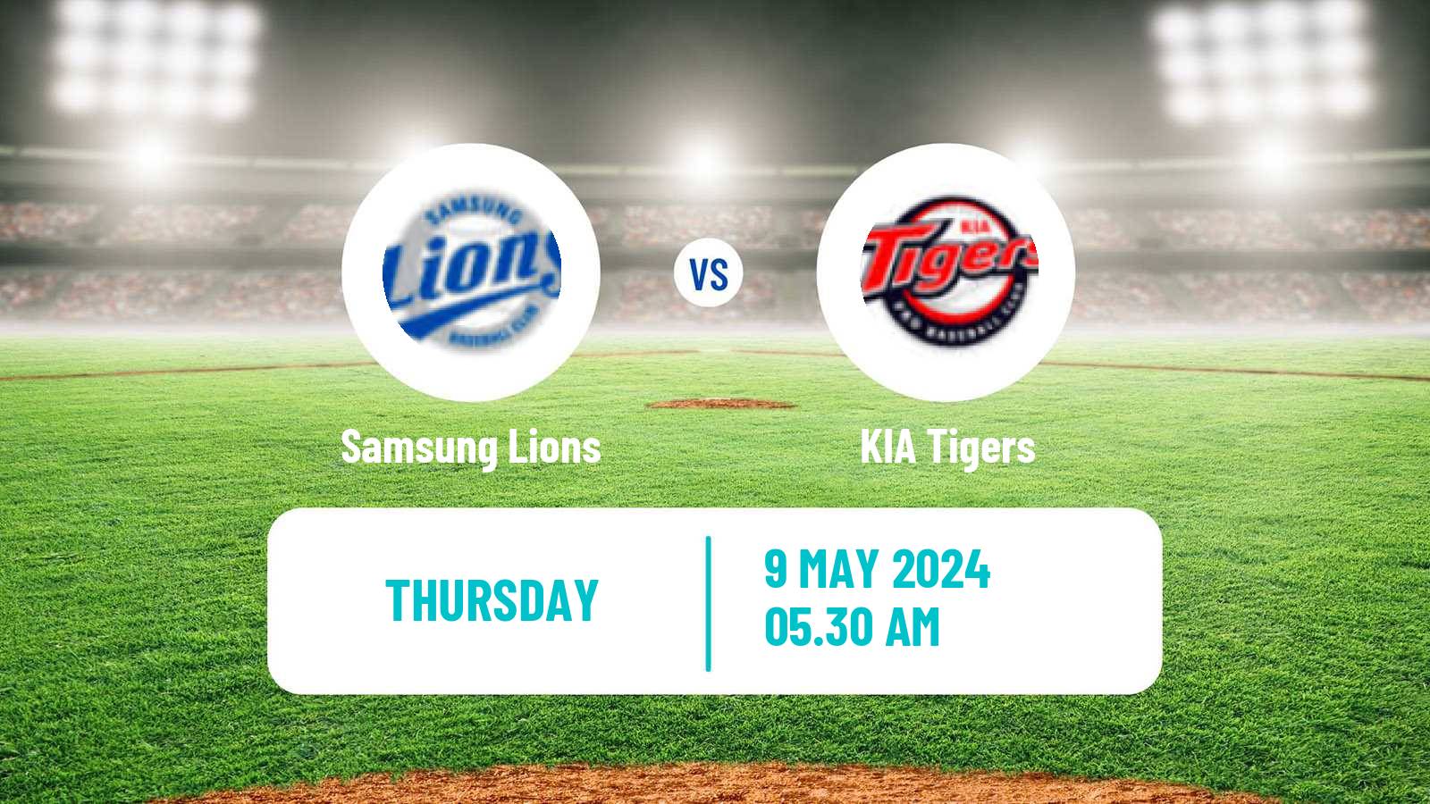 Baseball KBO Samsung Lions - KIA Tigers