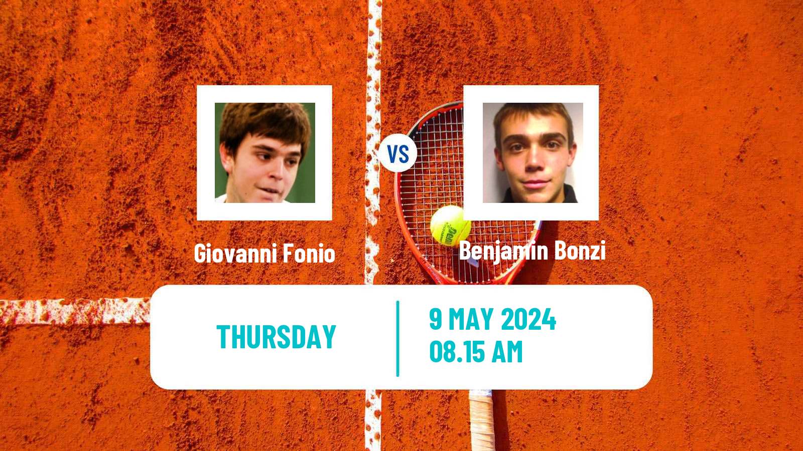 Tennis Prague Challenger Men Giovanni Fonio - Benjamin Bonzi