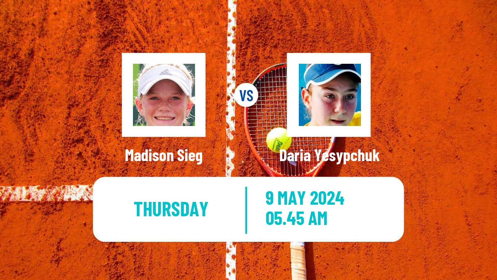 Tennis ITF W35 Bastad Women Madison Sieg - Daria Yesypchuk