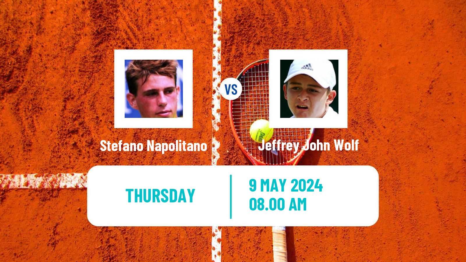 Tennis ATP Roma Stefano Napolitano - Jeffrey John Wolf