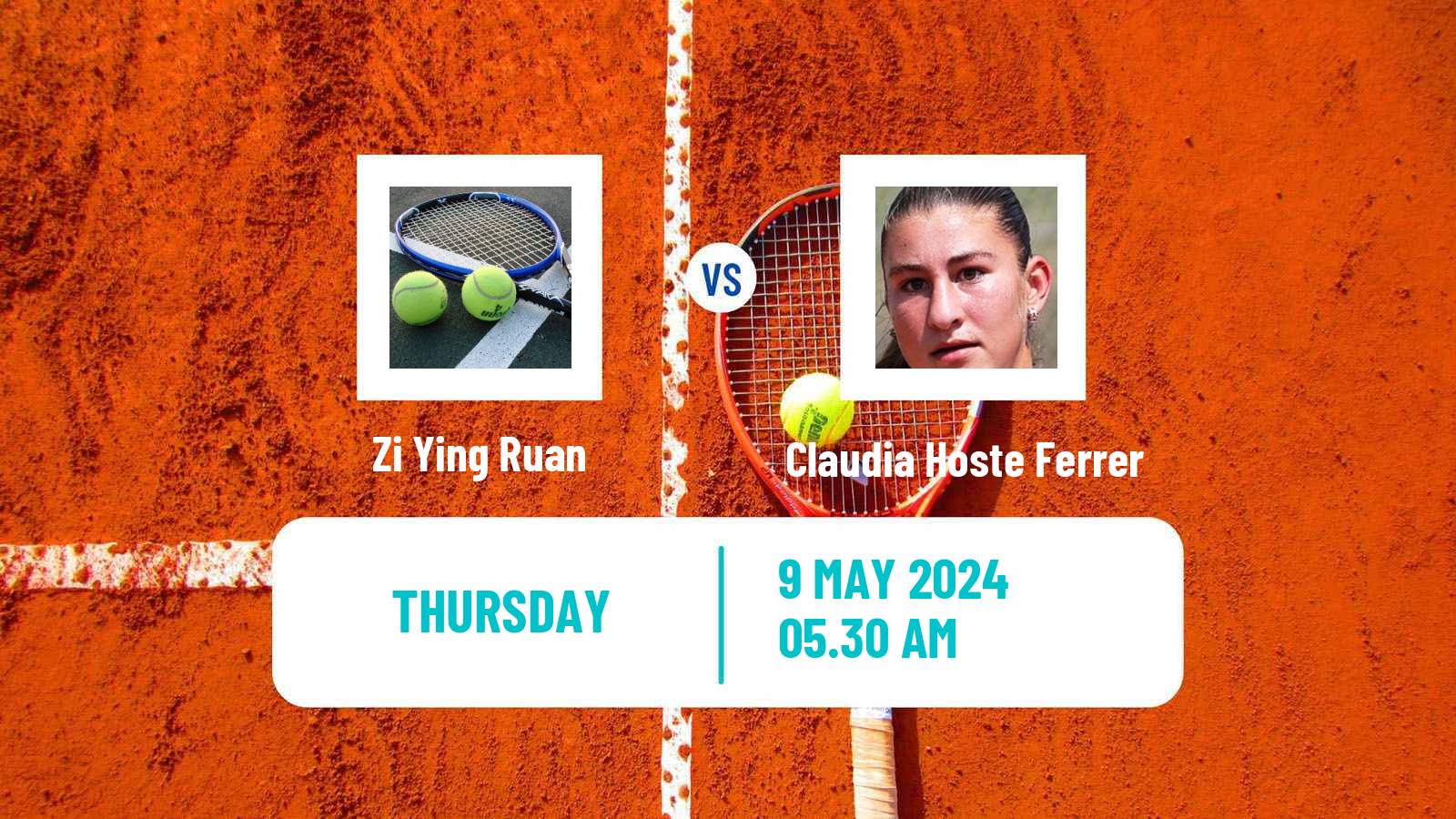 Tennis ITF W15 Antalya 13 Women Zi Ying Ruan - Claudia Hoste Ferrer