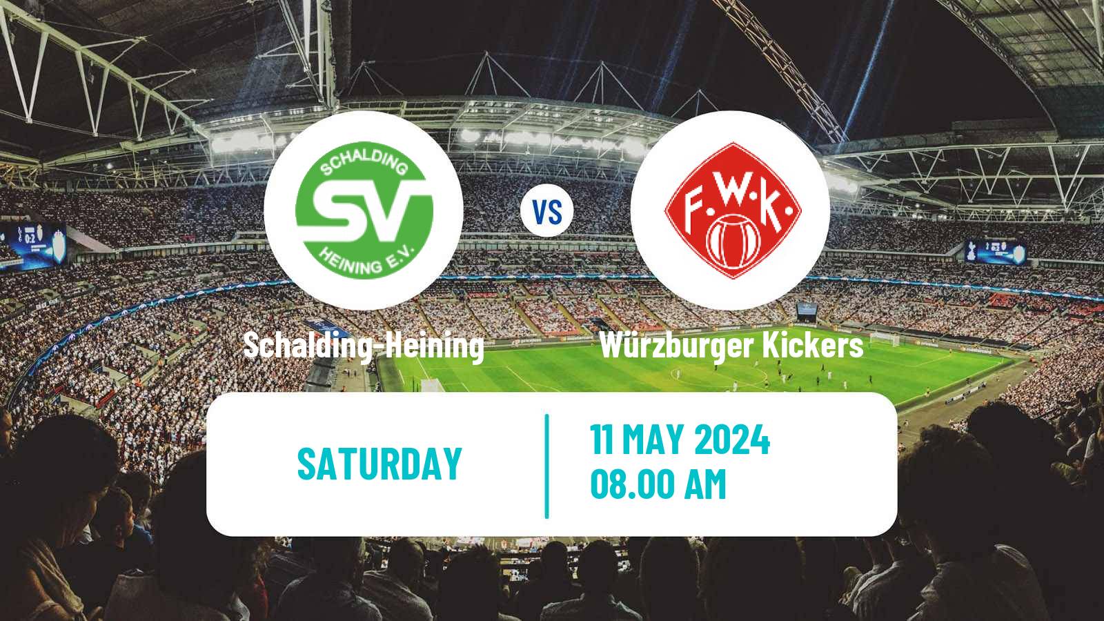 Soccer German Regionalliga Bayern Schalding-Heining - Würzburger Kickers
