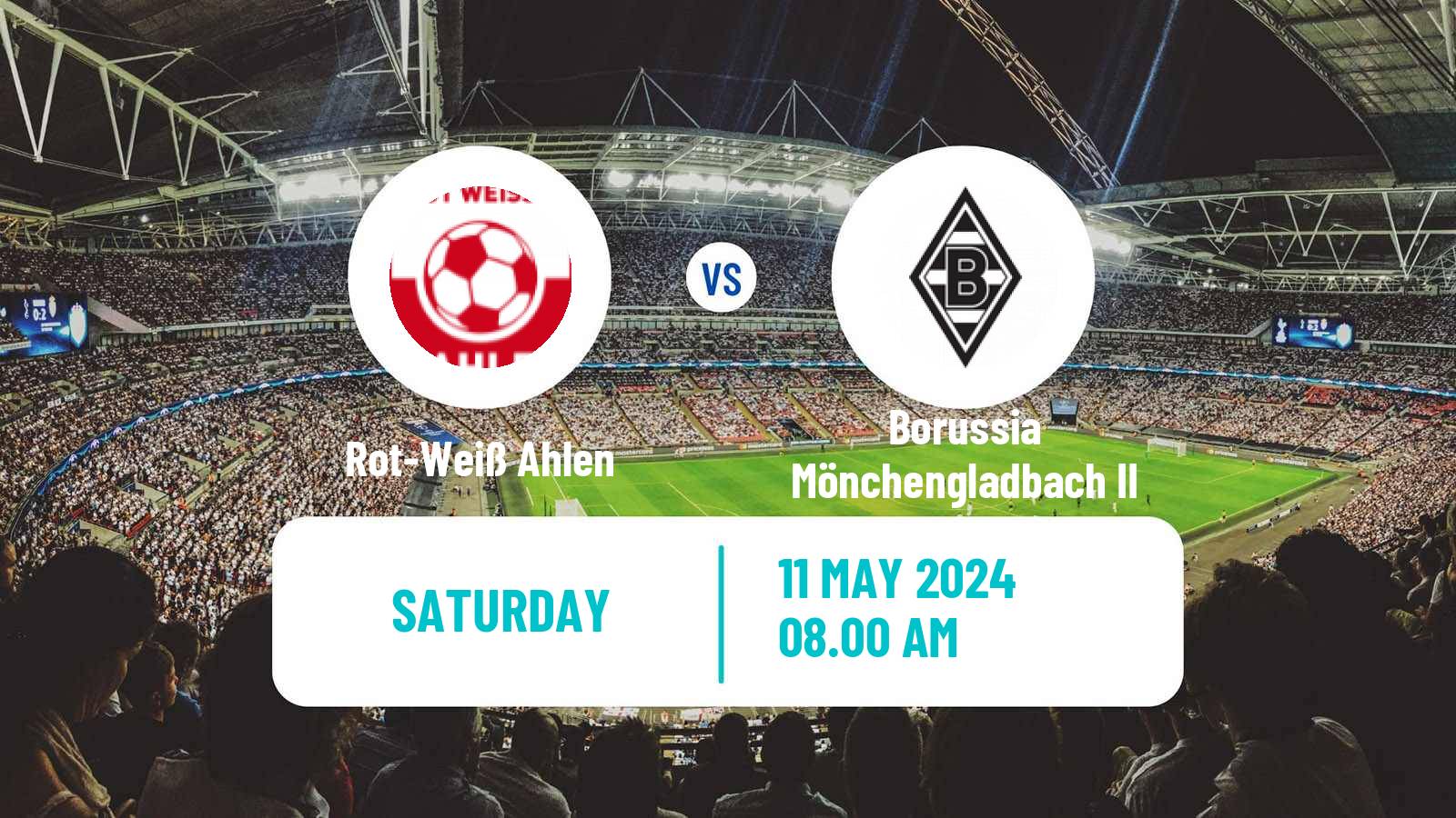Soccer German Regionalliga West Rot-Weiß Ahlen - Borussia Mönchengladbach II