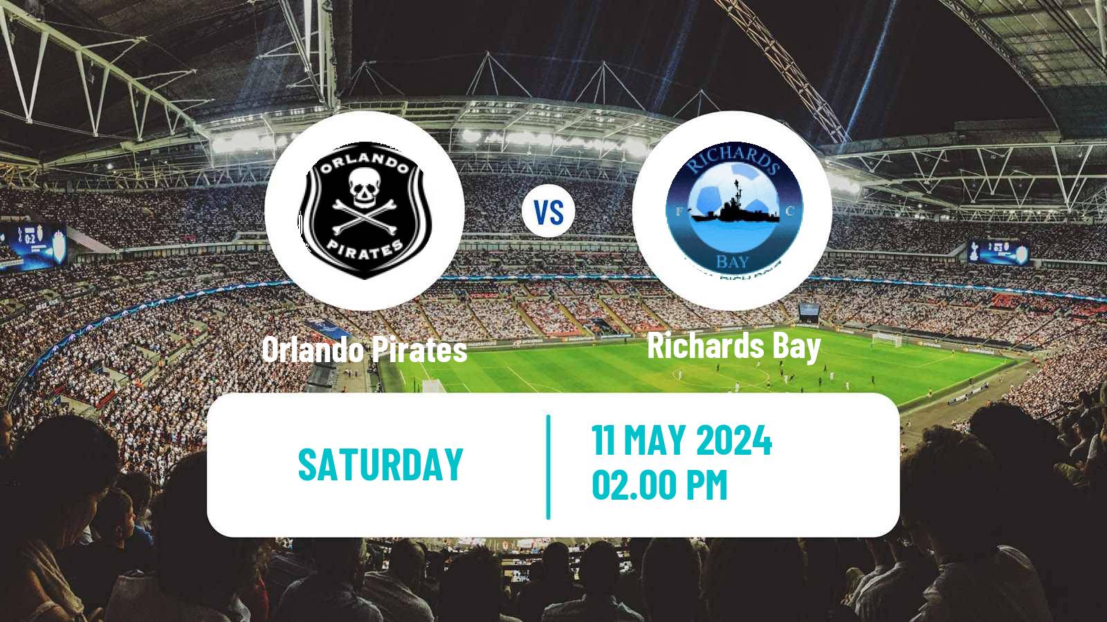 Soccer South African Premier Soccer League Orlando Pirates - Richards Bay