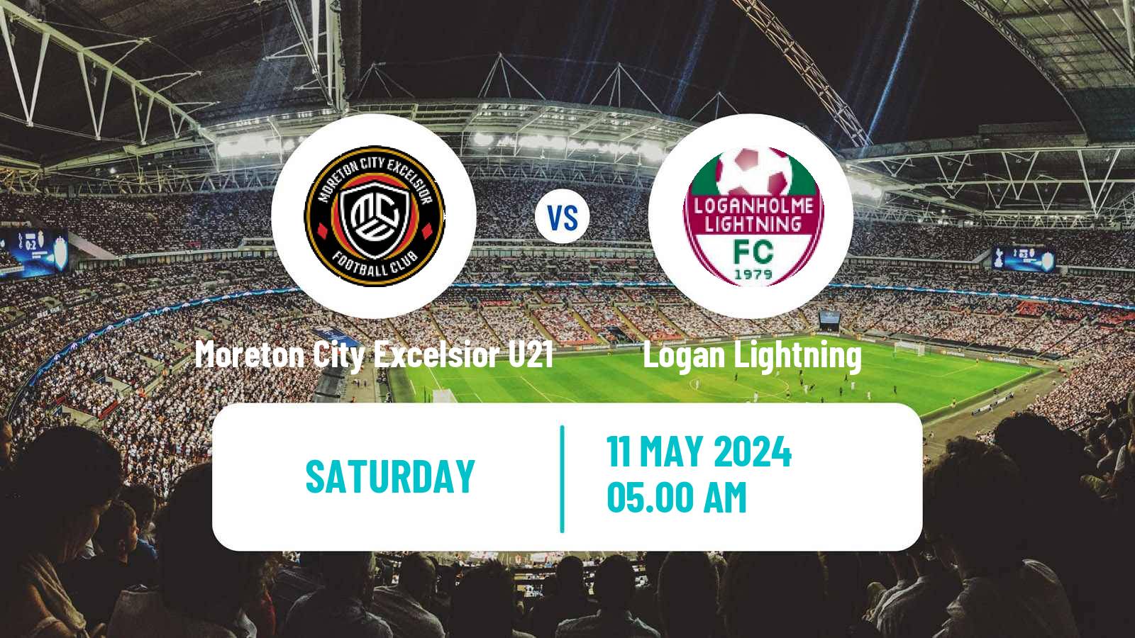 Soccer Australian Queensland Premier League Moreton City Excelsior U21 - Logan Lightning