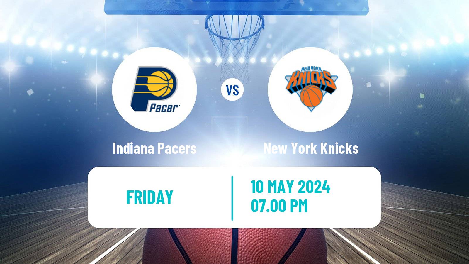 Basketball NBA Indiana Pacers - New York Knicks