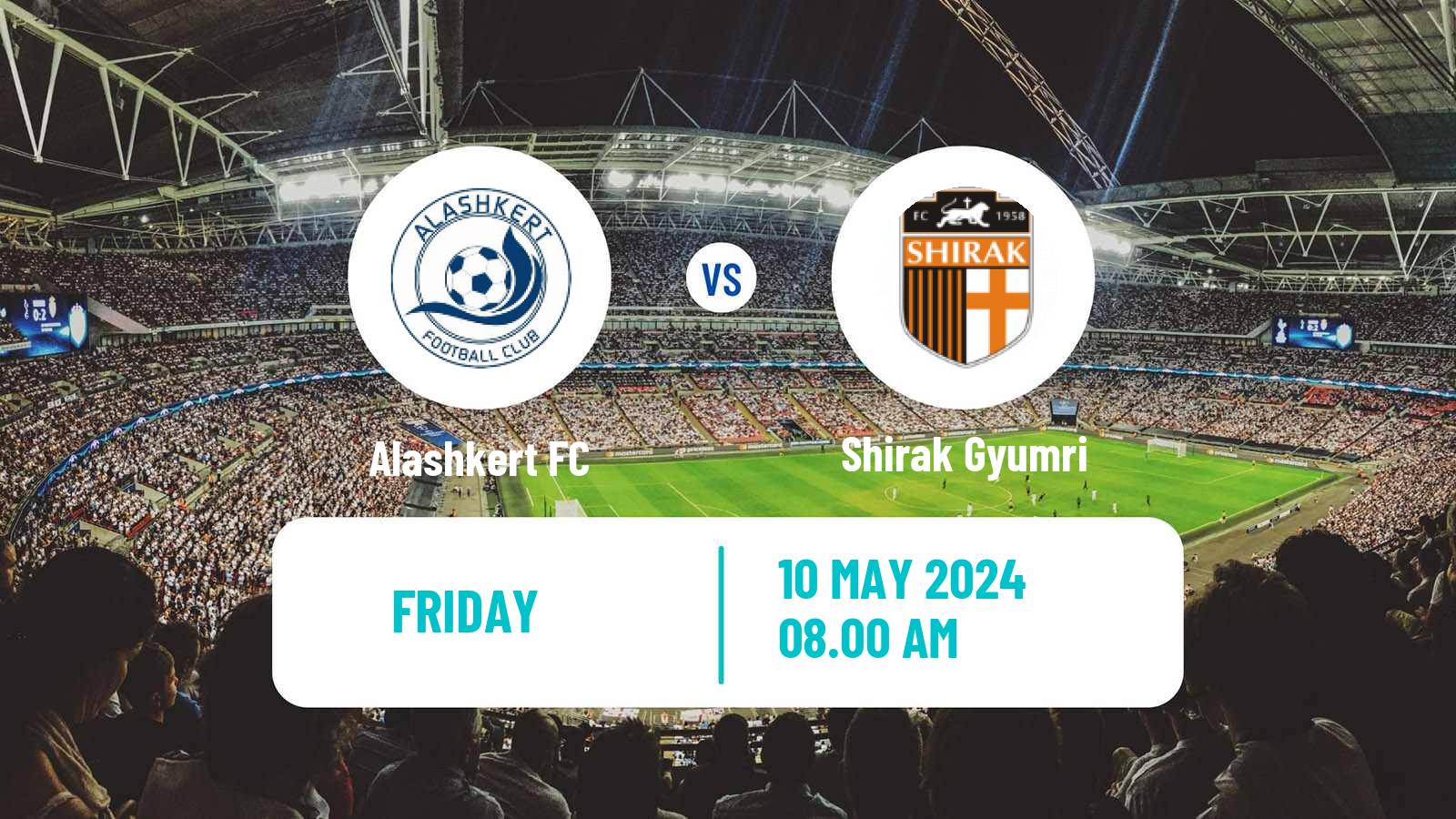 Soccer Armenian Premier League Alashkert - Shirak Gyumri