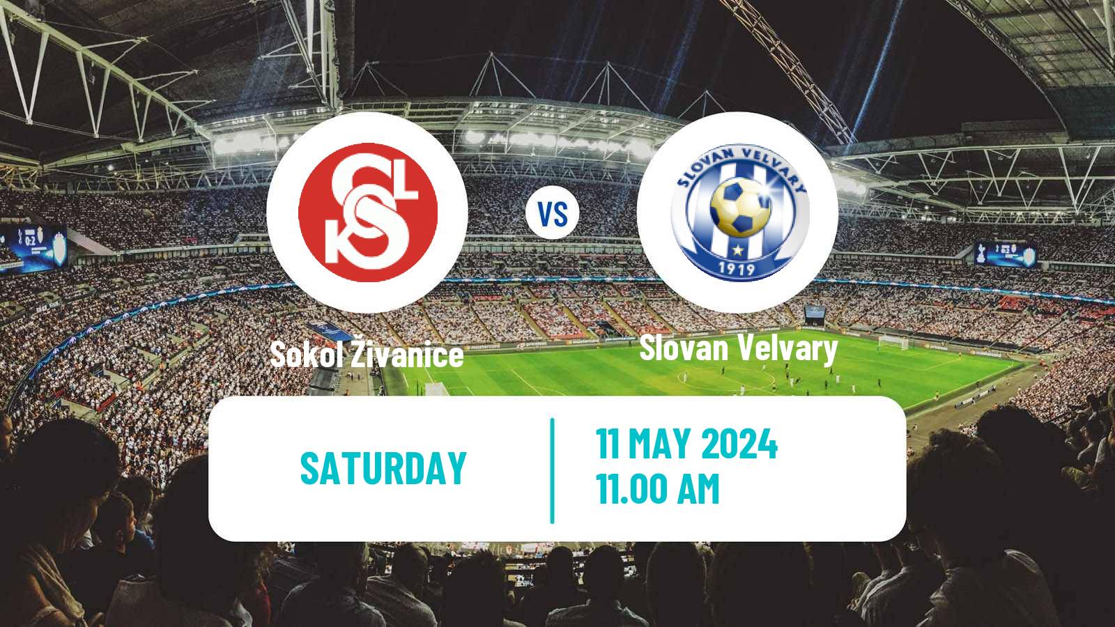 Soccer Czech CFL Group B Sokol Živanice - Slovan Velvary