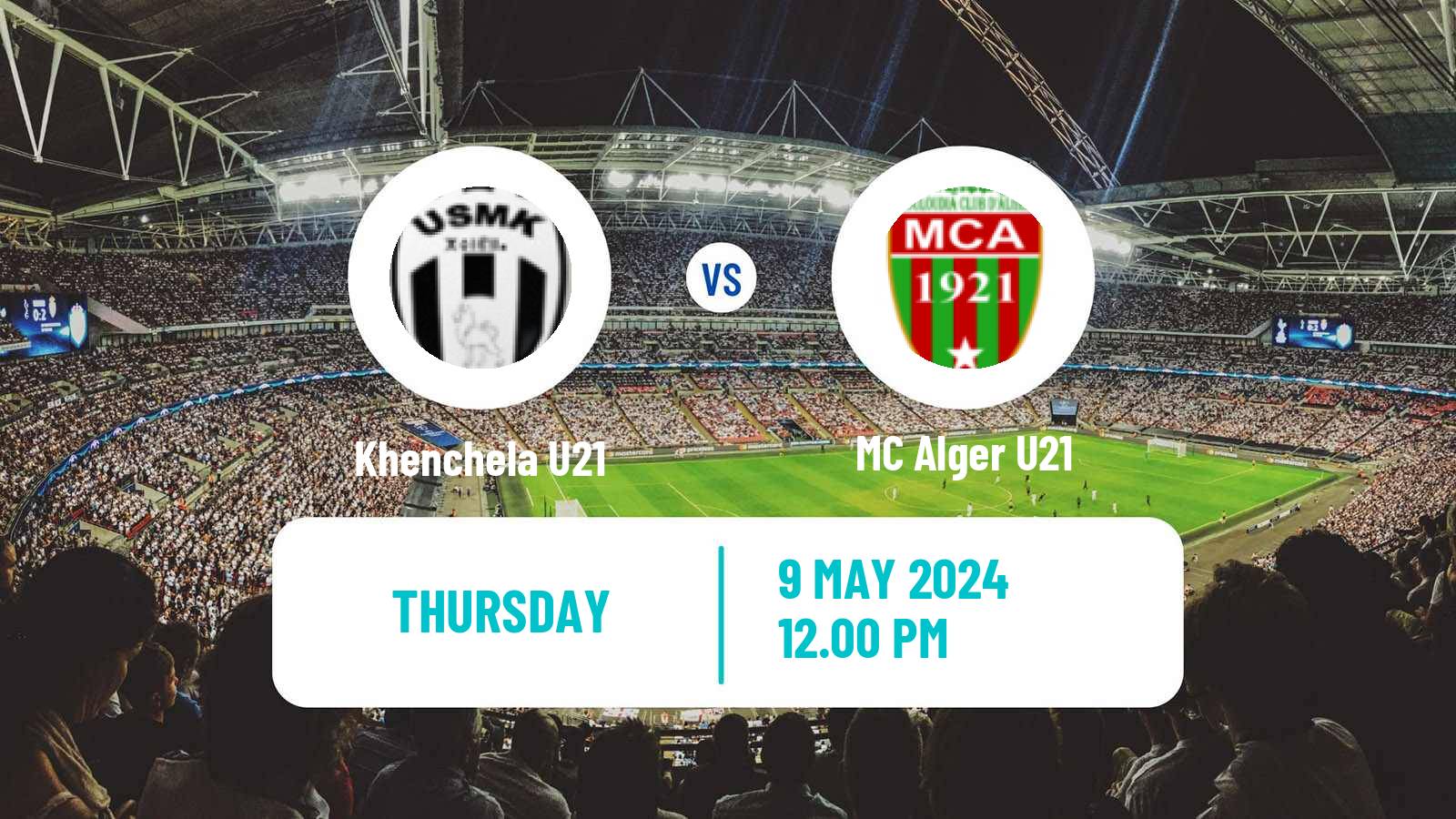 Soccer Algerian Ligue U21 Khenchela U21 - MC Alger U21