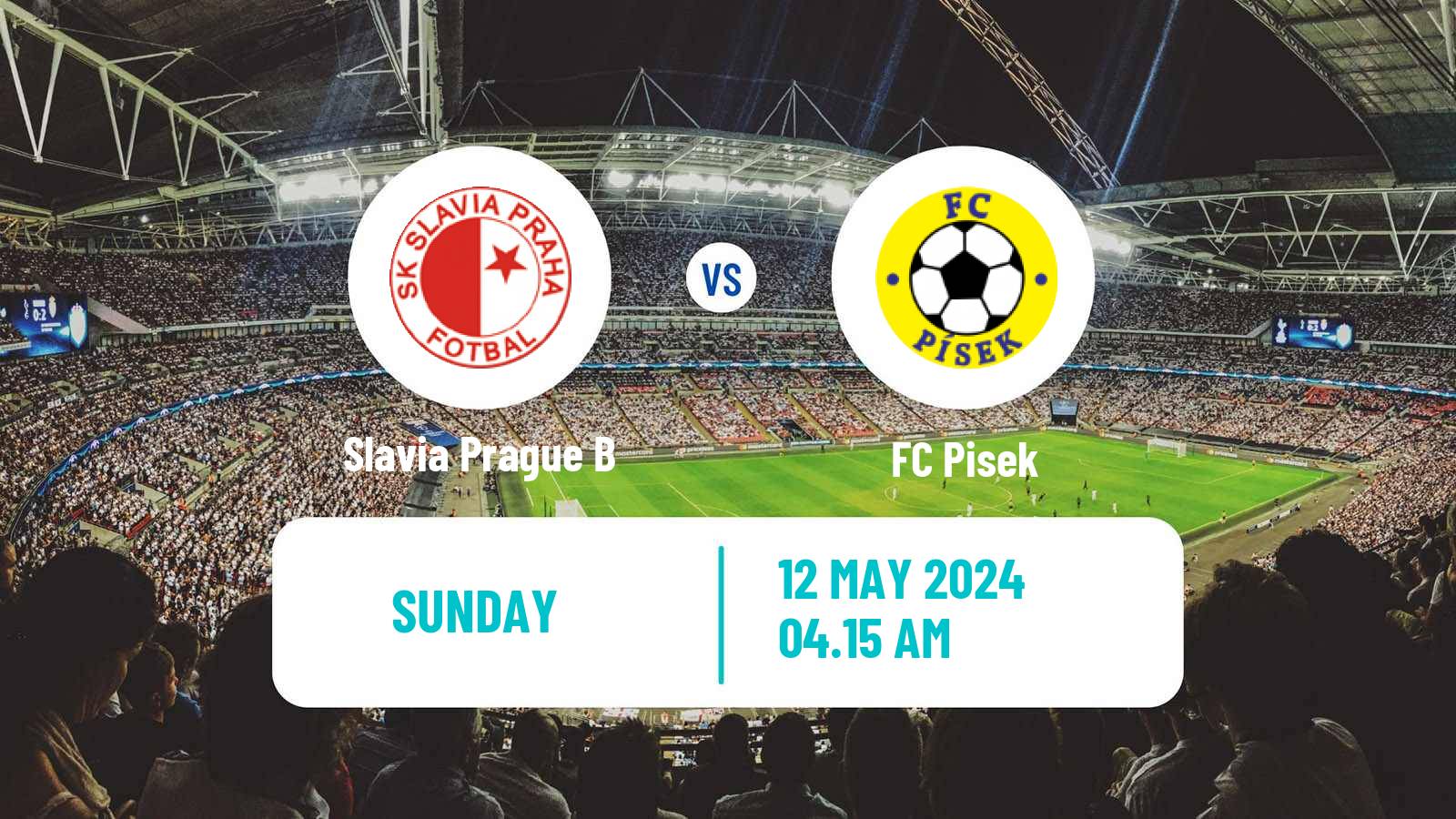 Soccer Czech CFL Group A Slavia Prague B - Pisek