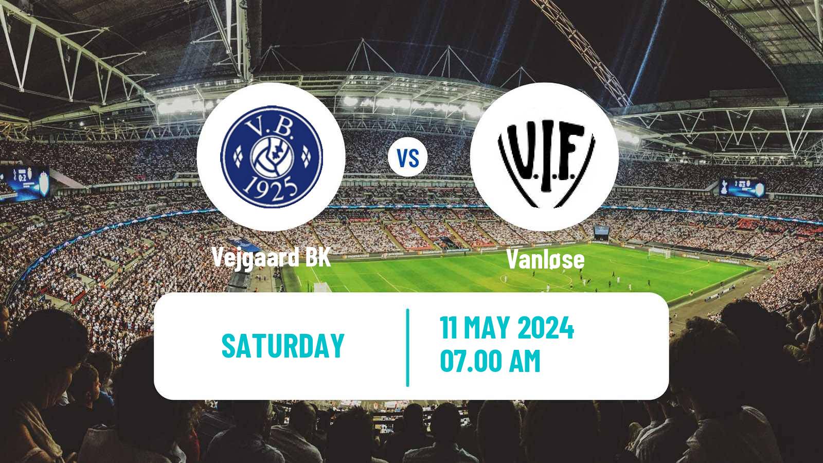 Soccer Danish 3 Division Vejgaard - Vanløse