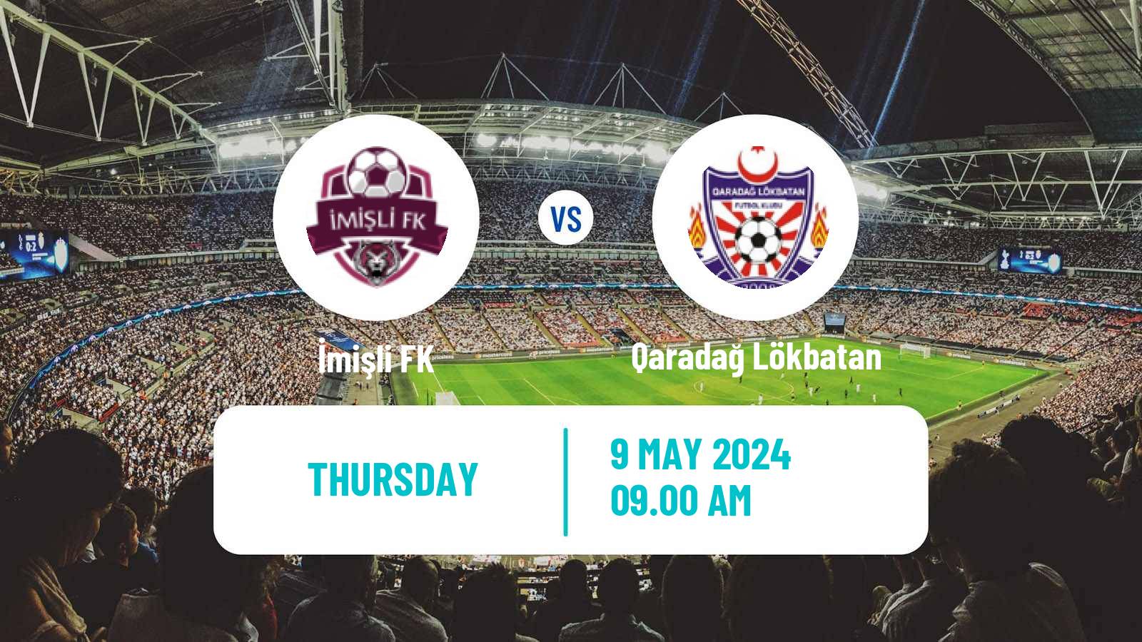 Soccer Azerbaijan First Division İmişli - Qaradağ Lökbatan