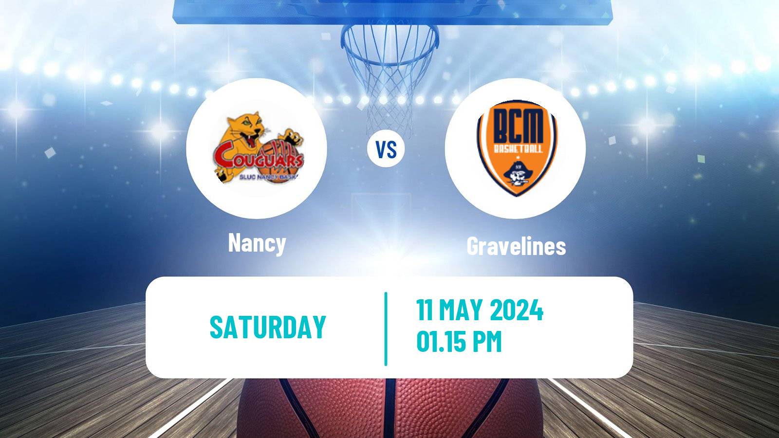 Basketball French LNB Nancy - Gravelines